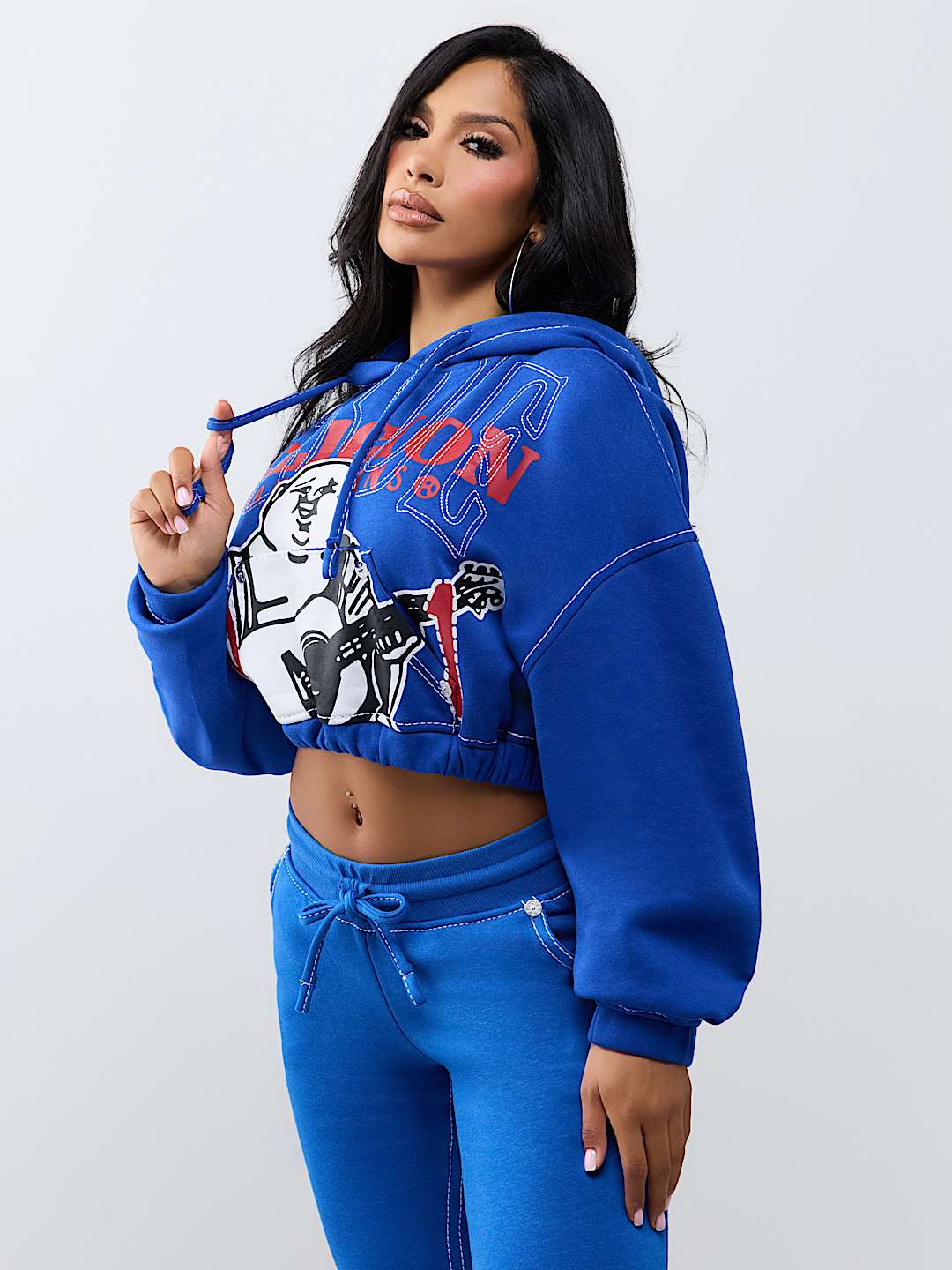 STITCH BUDDHA BIG T GIRLFRIEND PULLOVER HOODIE