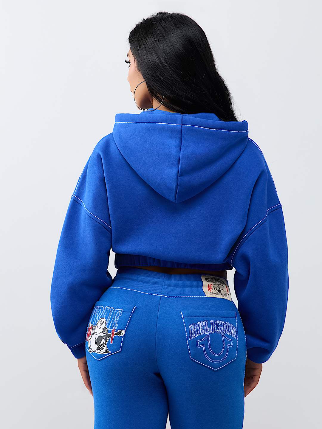 STITCH BUDDHA BIG T GIRLFRIEND PULLOVER HOODIE