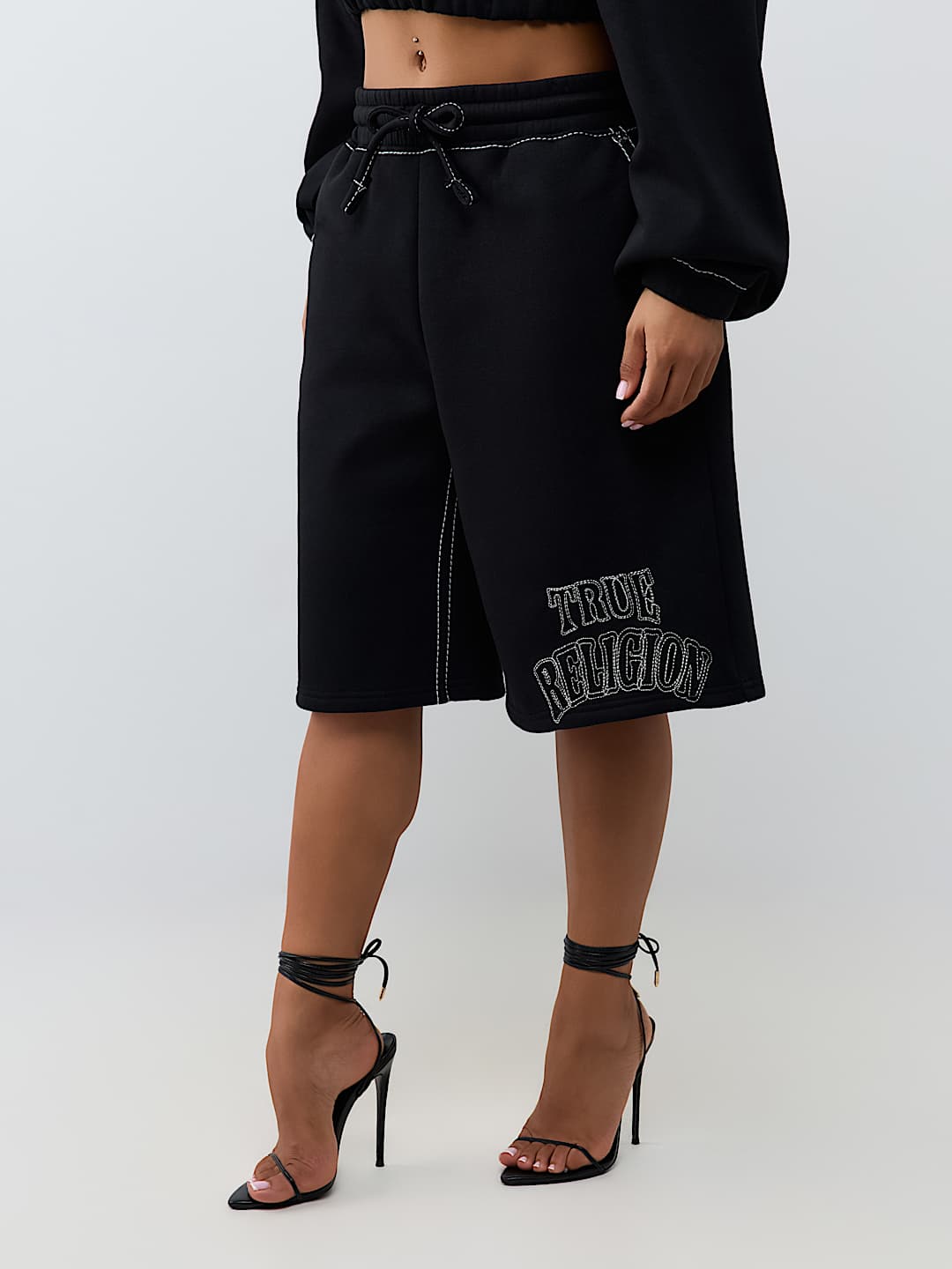 BIG T EMBROIDERED BUDDHA FLEECE SHORT