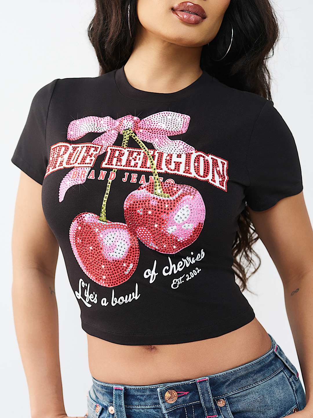 CHERRY BABY TEE, image 1