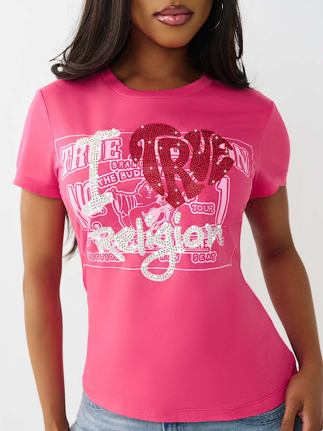 I LOVE TRUE CLASSIC CREWNECK TEE, image 1