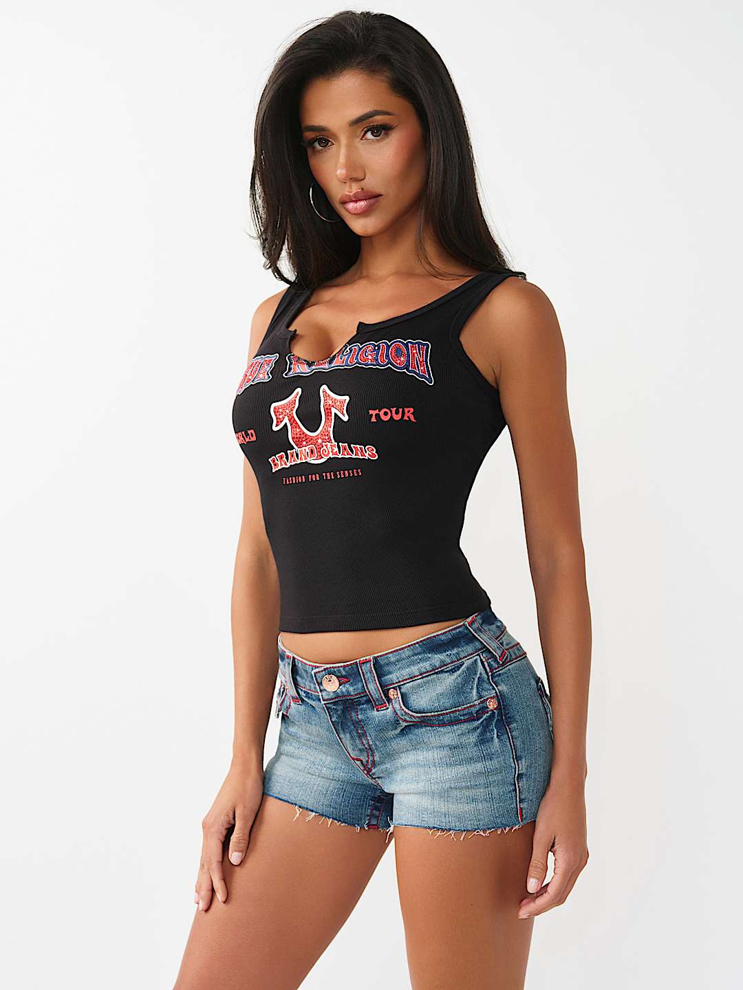 HERITAGE WORLD TOUR NOTCH RIBBED TANK, image 4