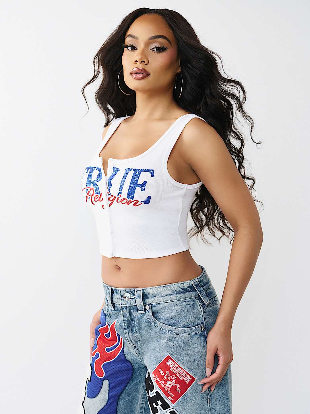 BUTTON-UP RIBBED TANK TOP, image 5