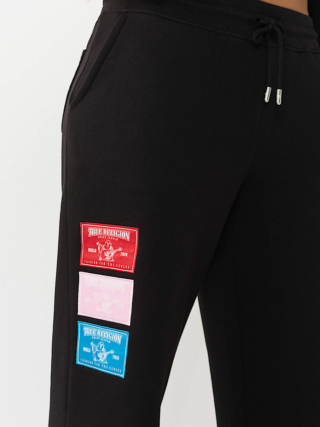 CRYSTAL PATCH STRAIGHT LEG SWEATPANT, image 5