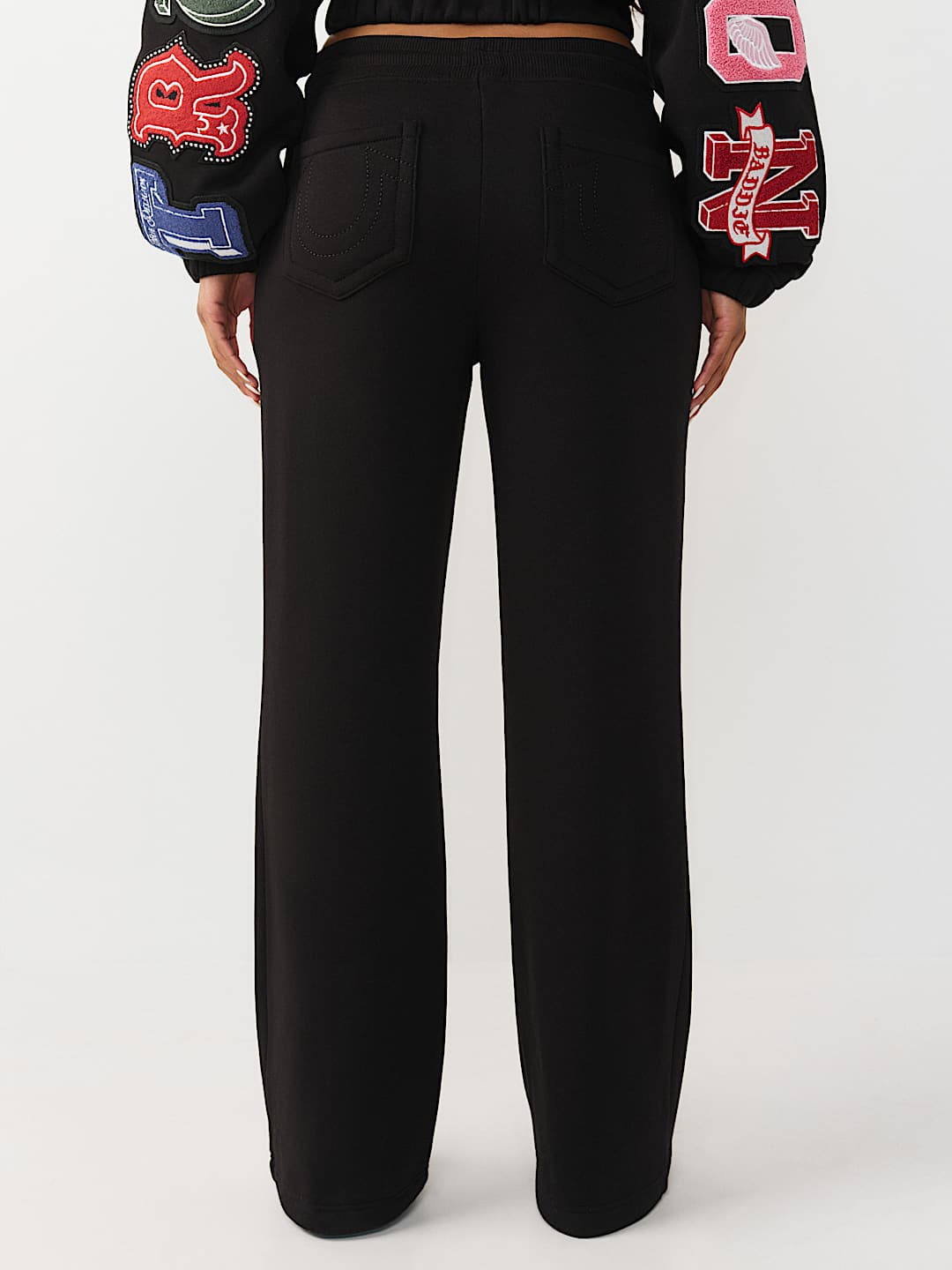 CRYSTAL PATCH STRAIGHT LEG SWEATPANT, image 6