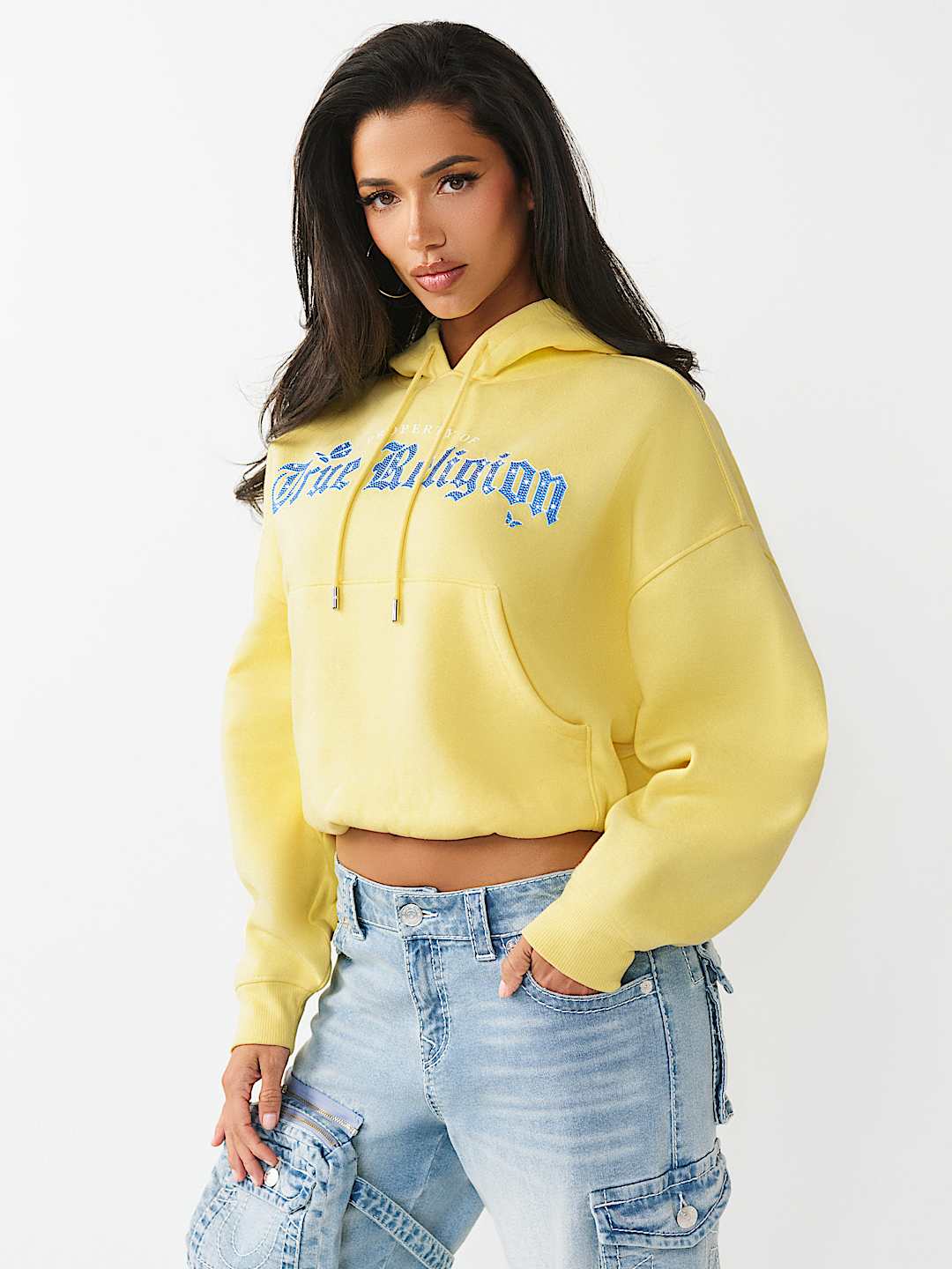 SUDADERA CON CAPUCHA ESTILO PULLOVER CON DOBLADILLO ESTILO BURBUJA, image 4