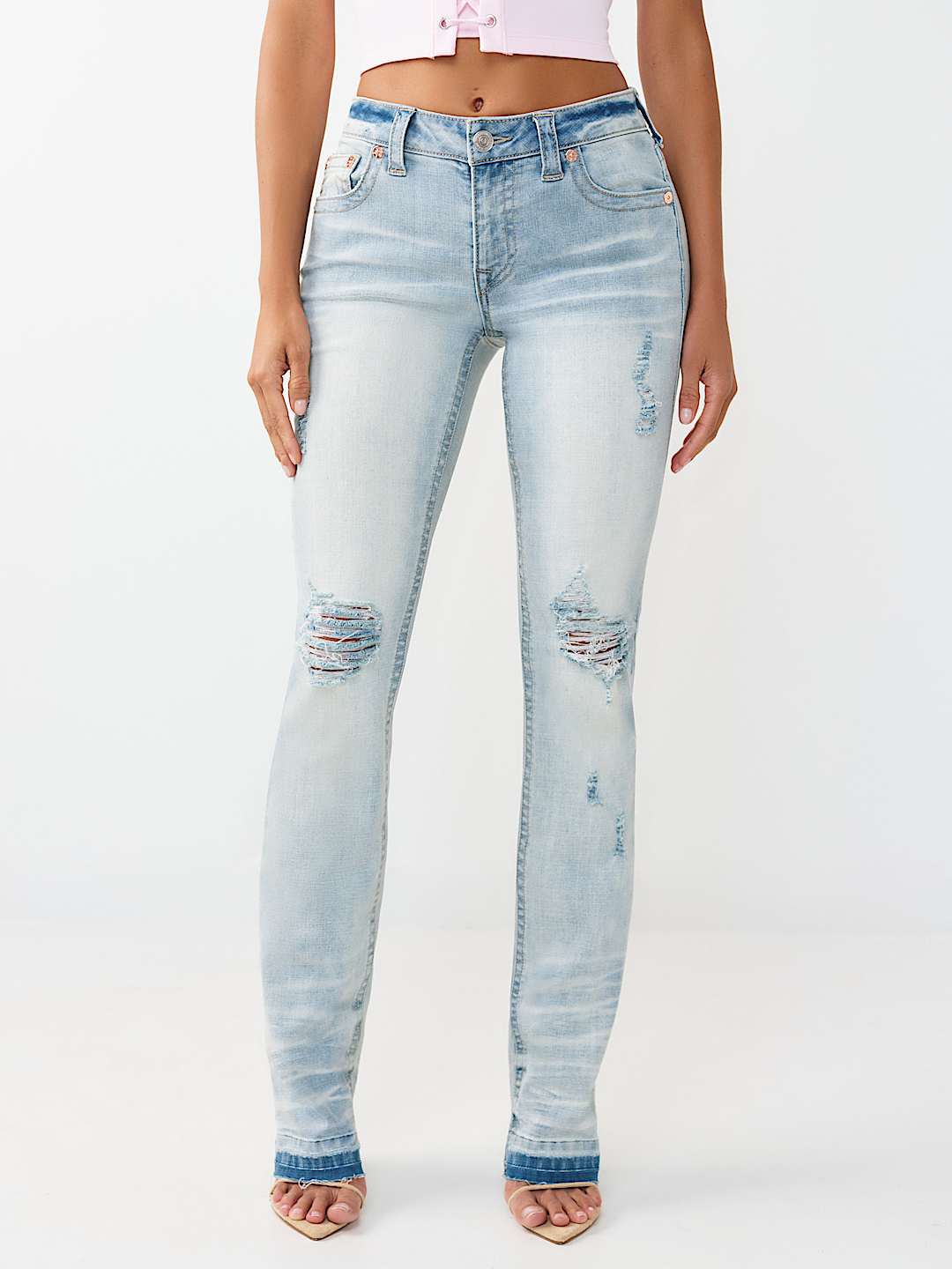 BILLIE MID RISE STRAIGHT JEAN, image 1