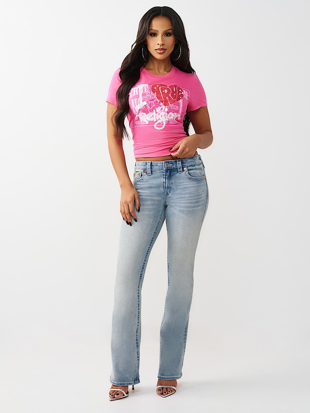 BECCA MID RISE I LOVE TRUE BOOTCUT JEAN, image 3