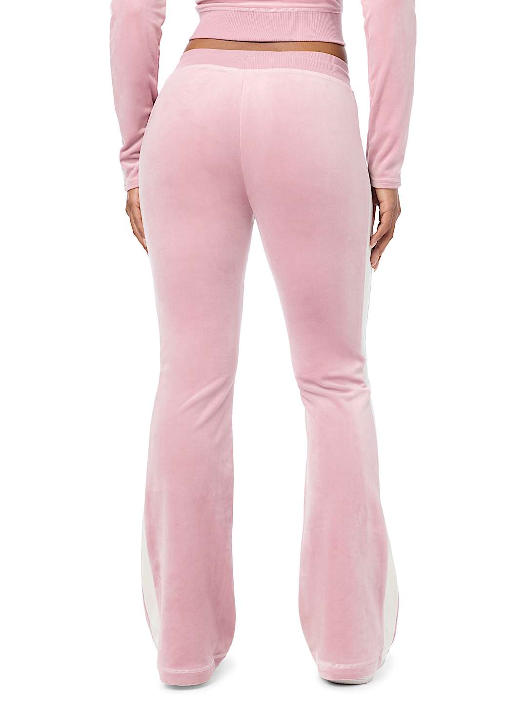 CRYSTAL MID RISE VELOUR SWEATPANT