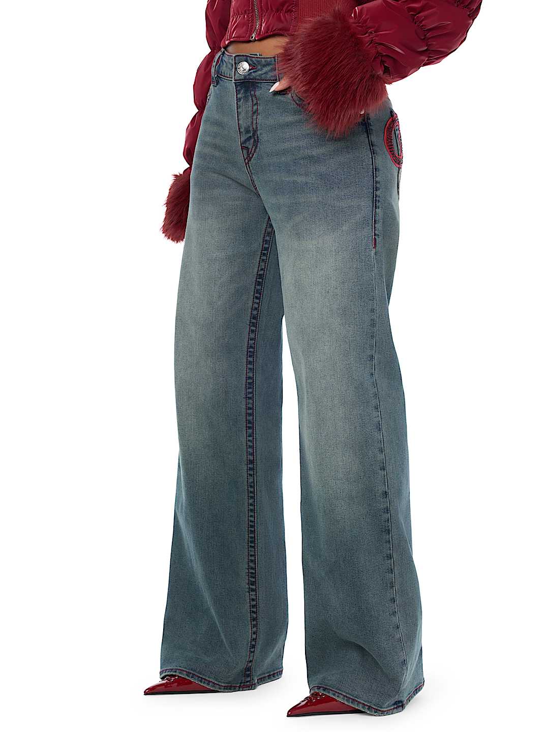BOBBI CRYSTAL BAGGY JEAN