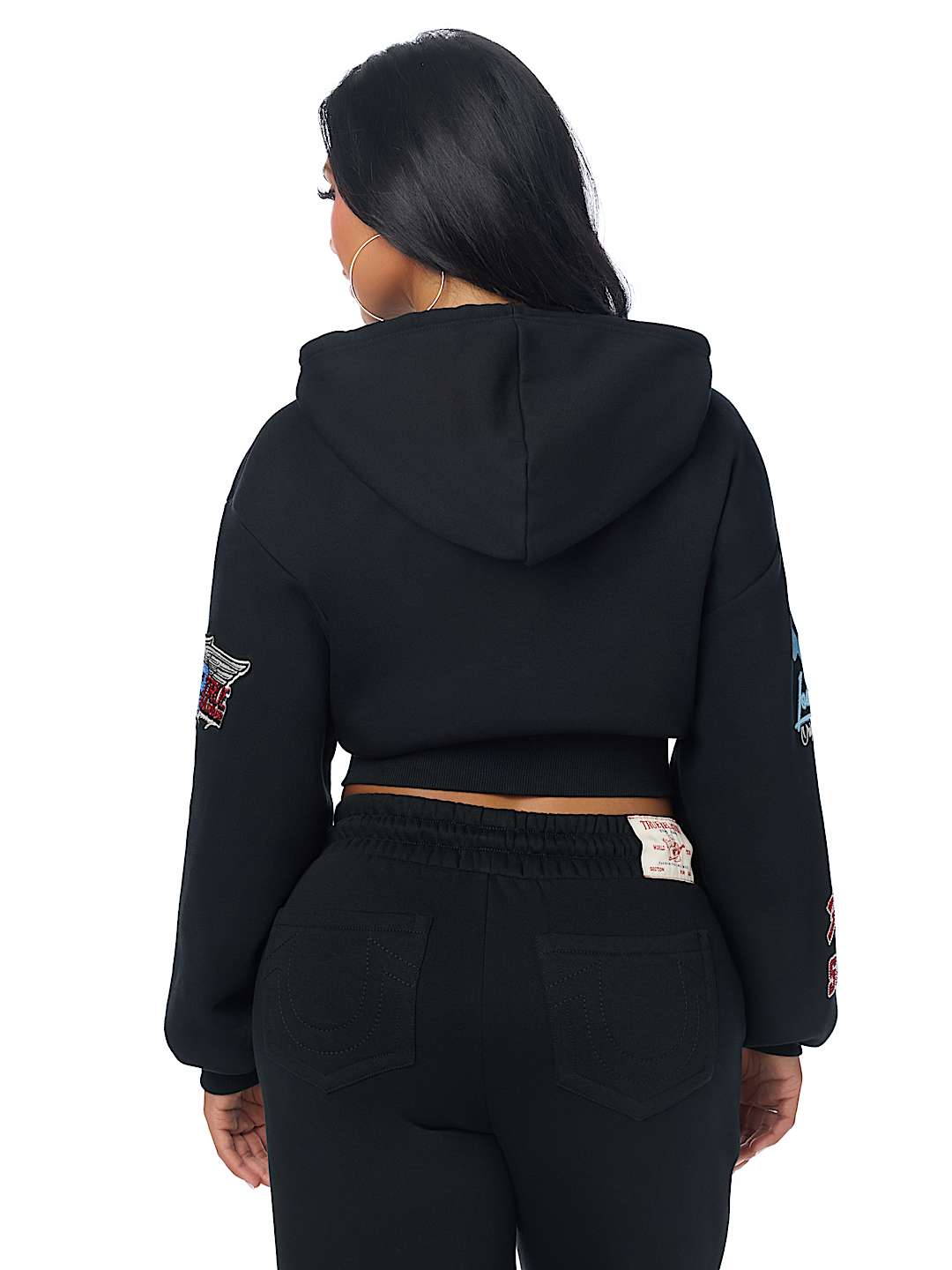 CRYSTAL RELAXED ZIP HOODIE