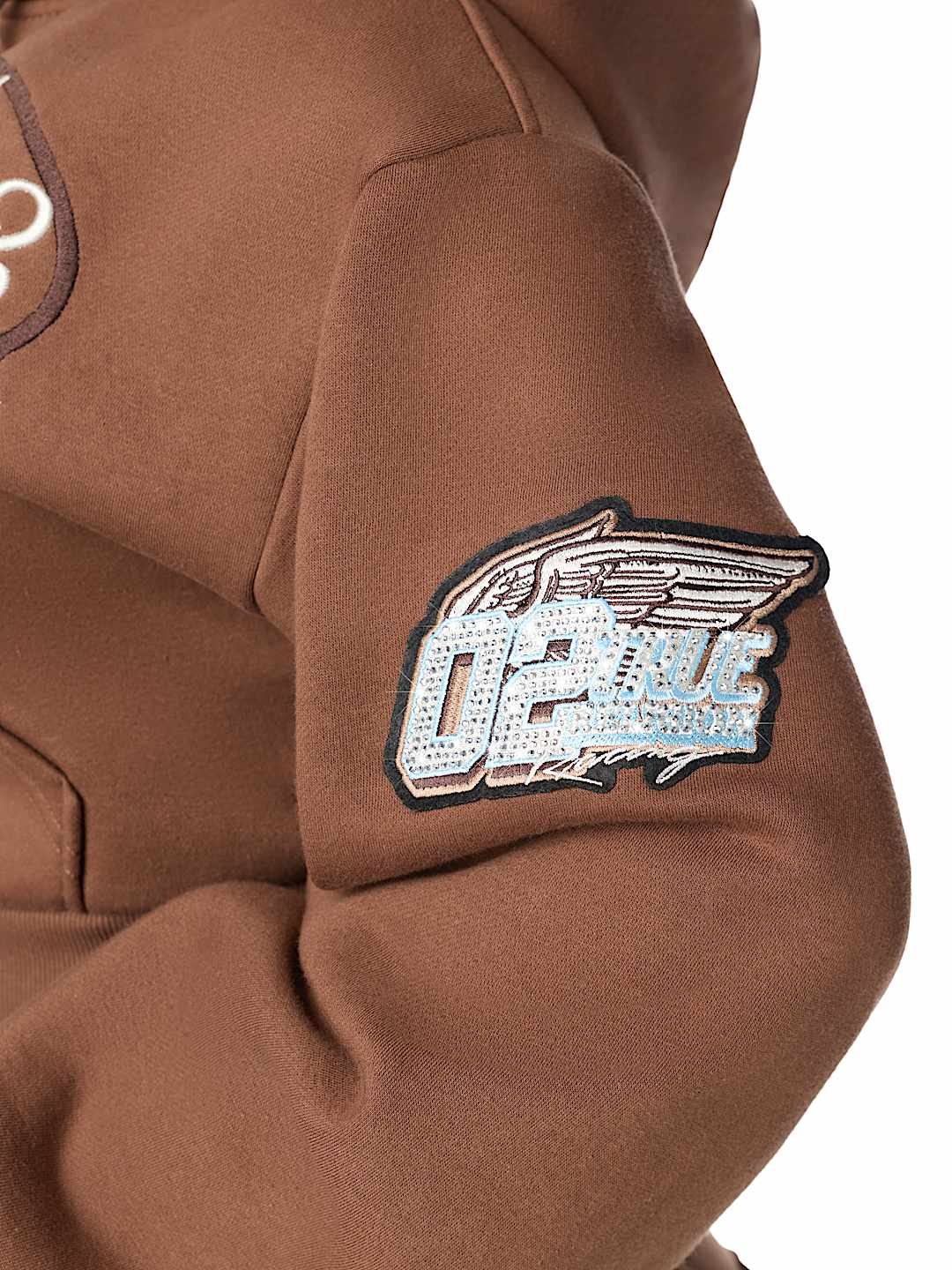 CRYSTAL RELAXED ZIP HOODIE