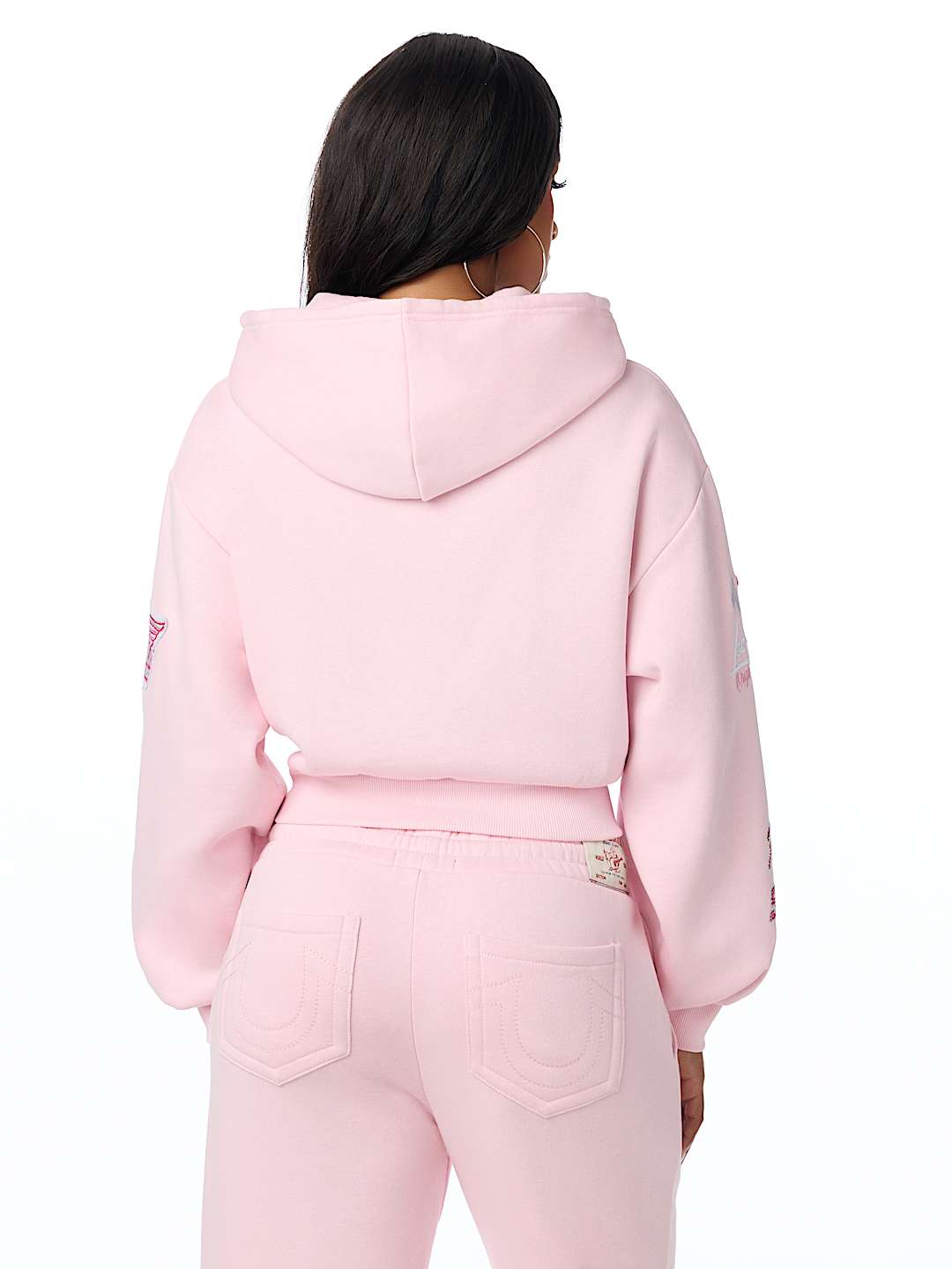 CRYSTAL RELAXED ZIP HOODIE