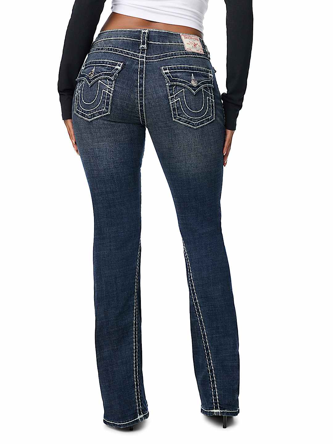 JOEY MID RISE SUPER T FLAP FLARE JEAN