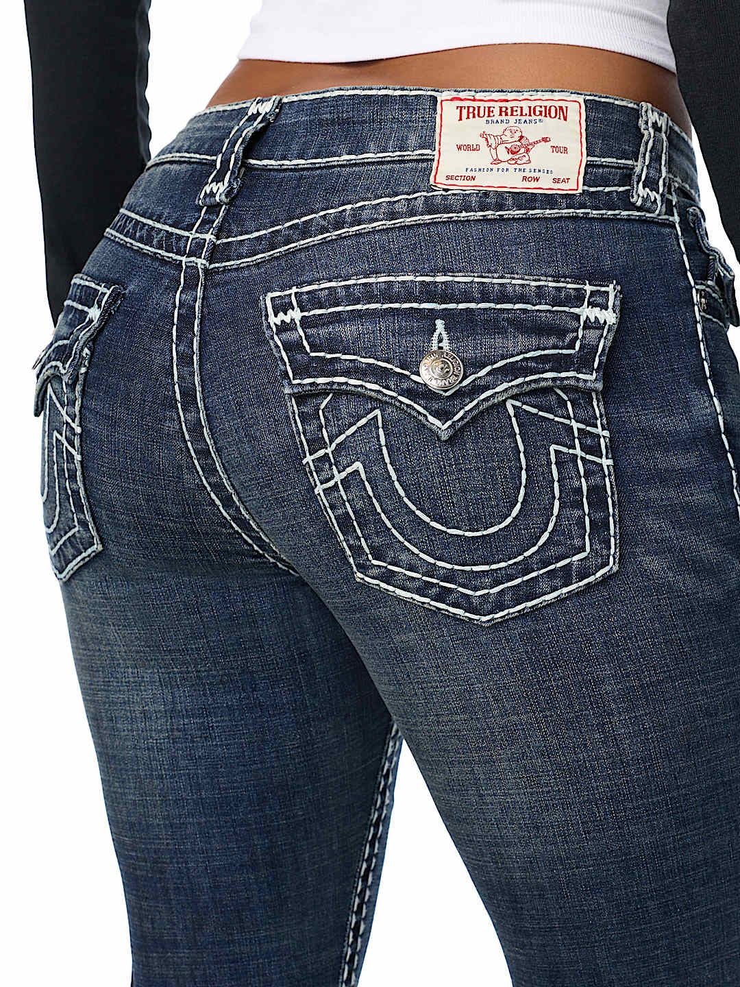 JOEY MID RISE SUPER T FLAP FLARE JEAN