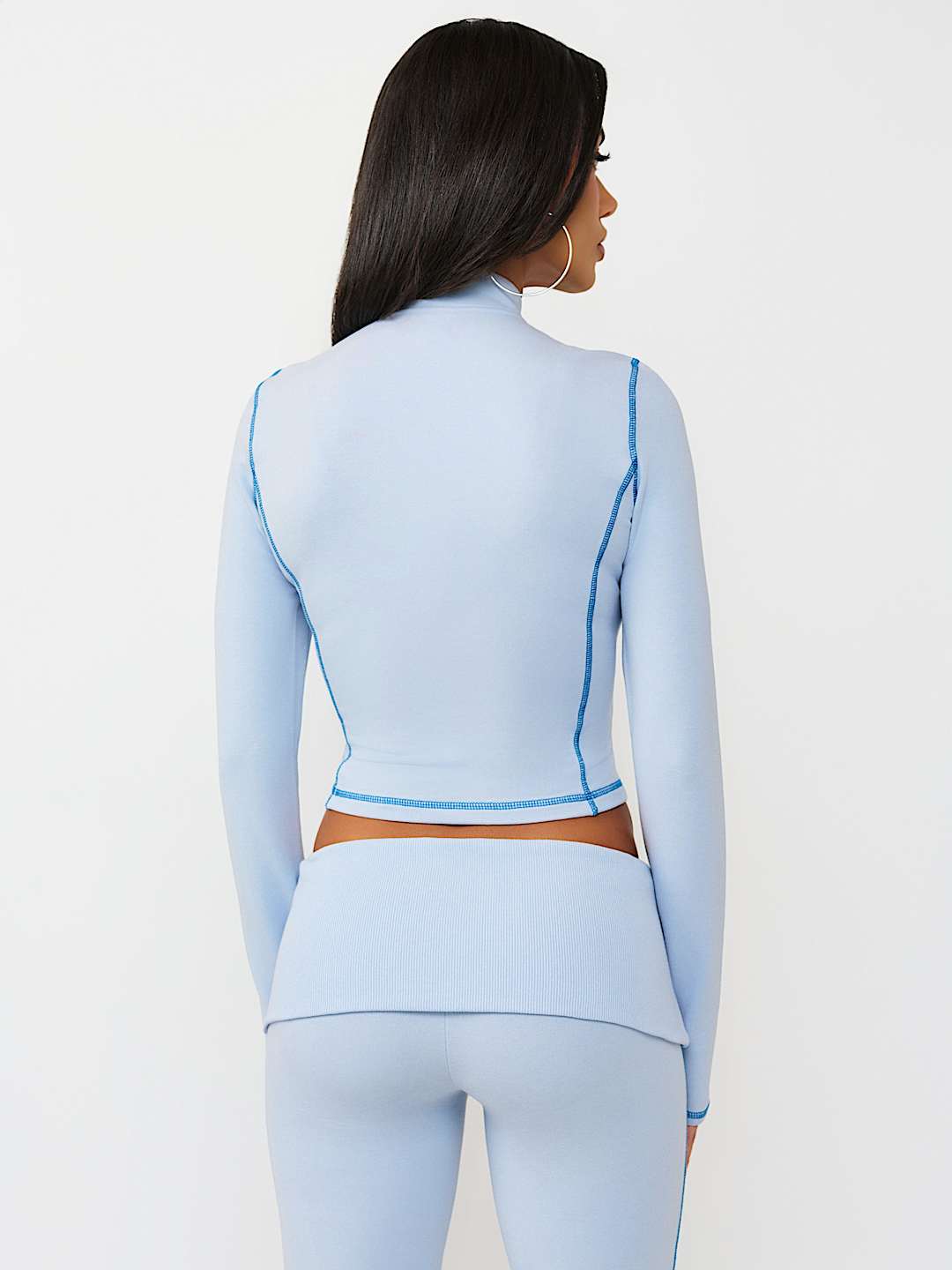 CRYSTAL J'ADORE TERRY ZIP-UP JACKET, image 7