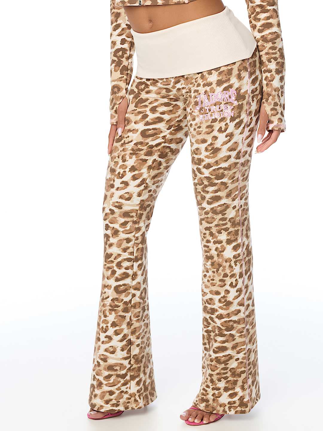 CRYSTAL J'ADORE FOLDOVER BOOTCUT PANT