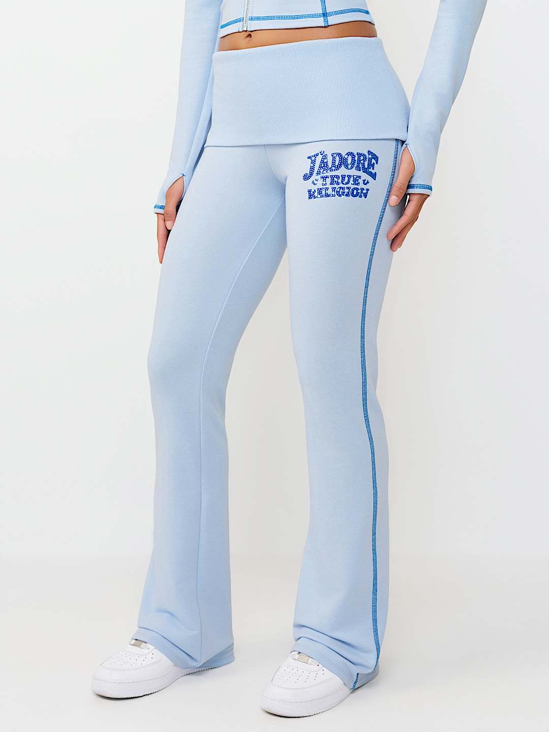 CRYSTAL J'ADORE FOLDOVER BOOTCUT PANT, image 3