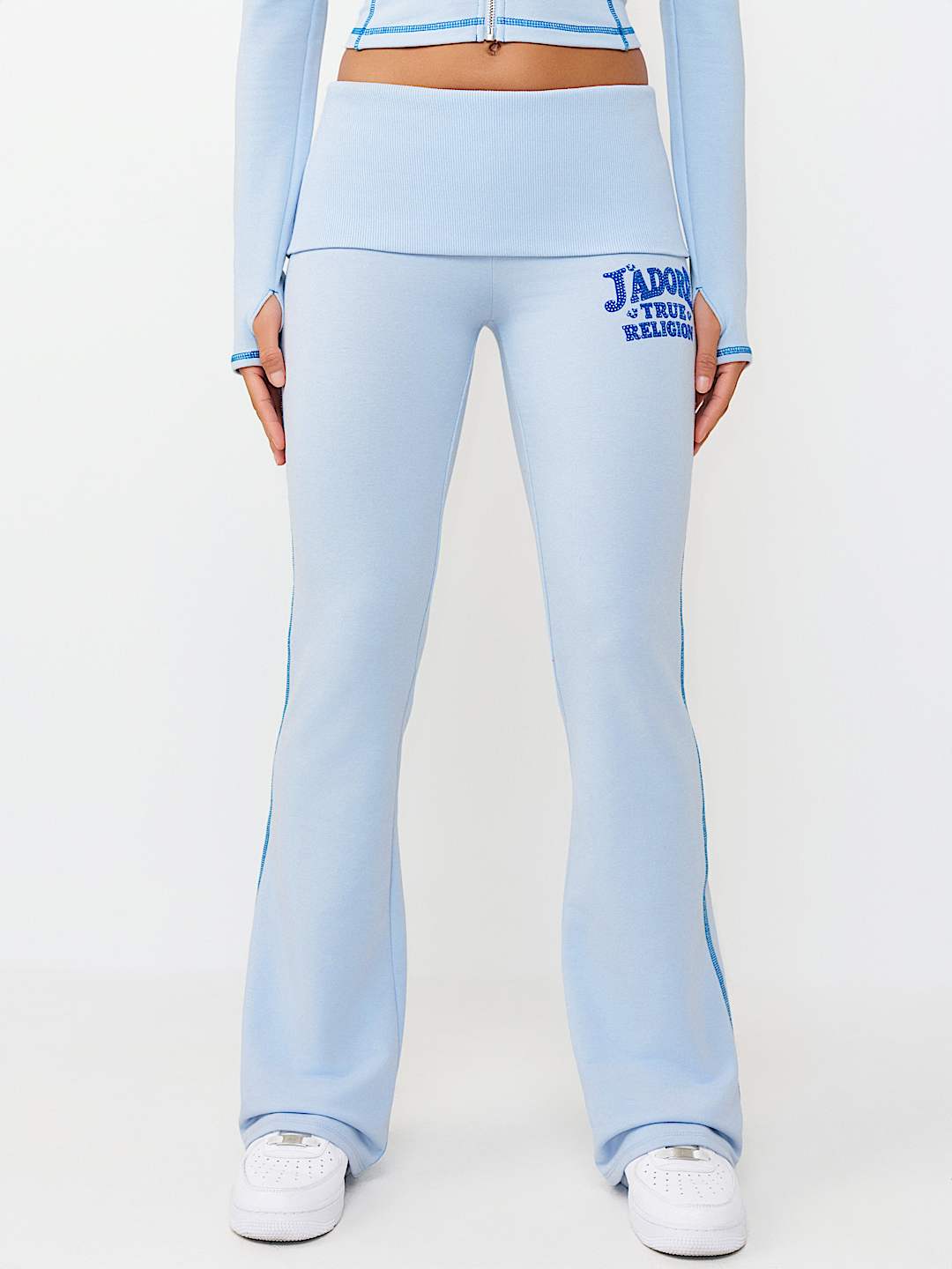 CRYSTAL J'ADORE FOLDOVER BOOTCUT PANT, image 5