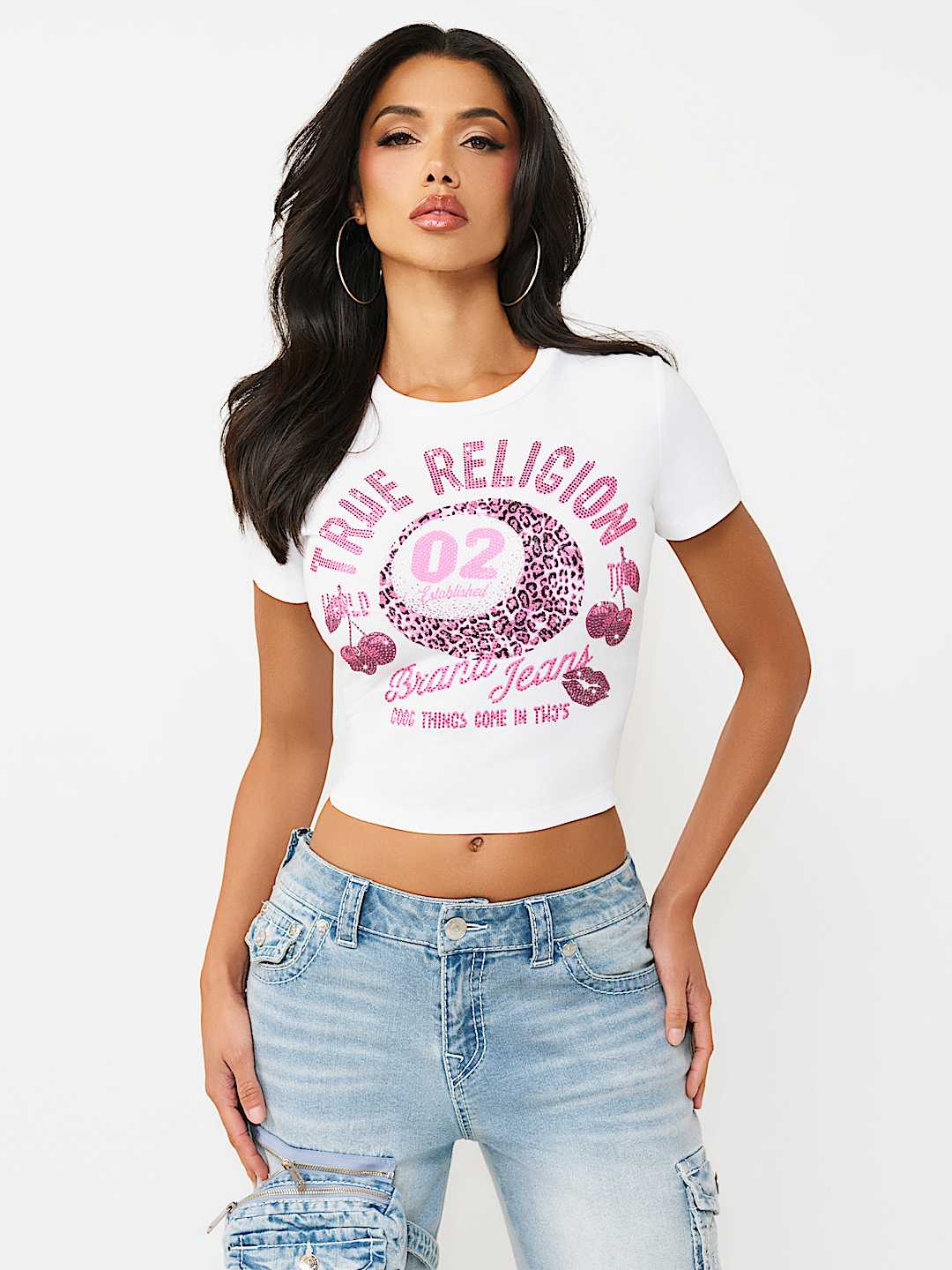 CHERRY POOL BALL BABY TEE, image 2