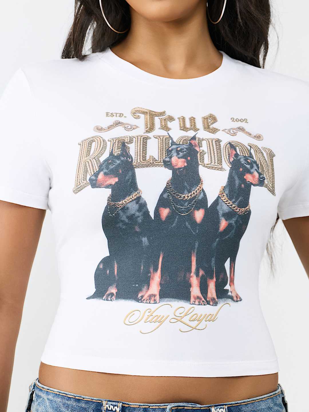 GUARD DOG CREWNECK BABY TEE, image 1