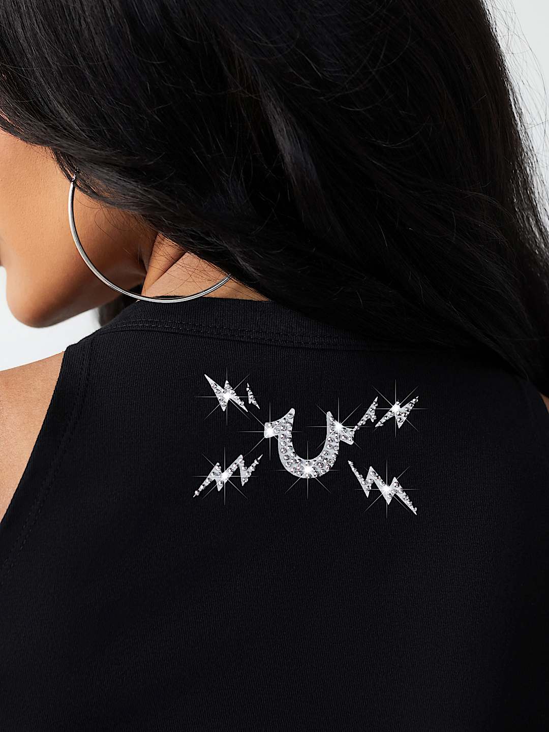 ROCK BUDDHA NOTCH HALTER TANK TOP, image 5