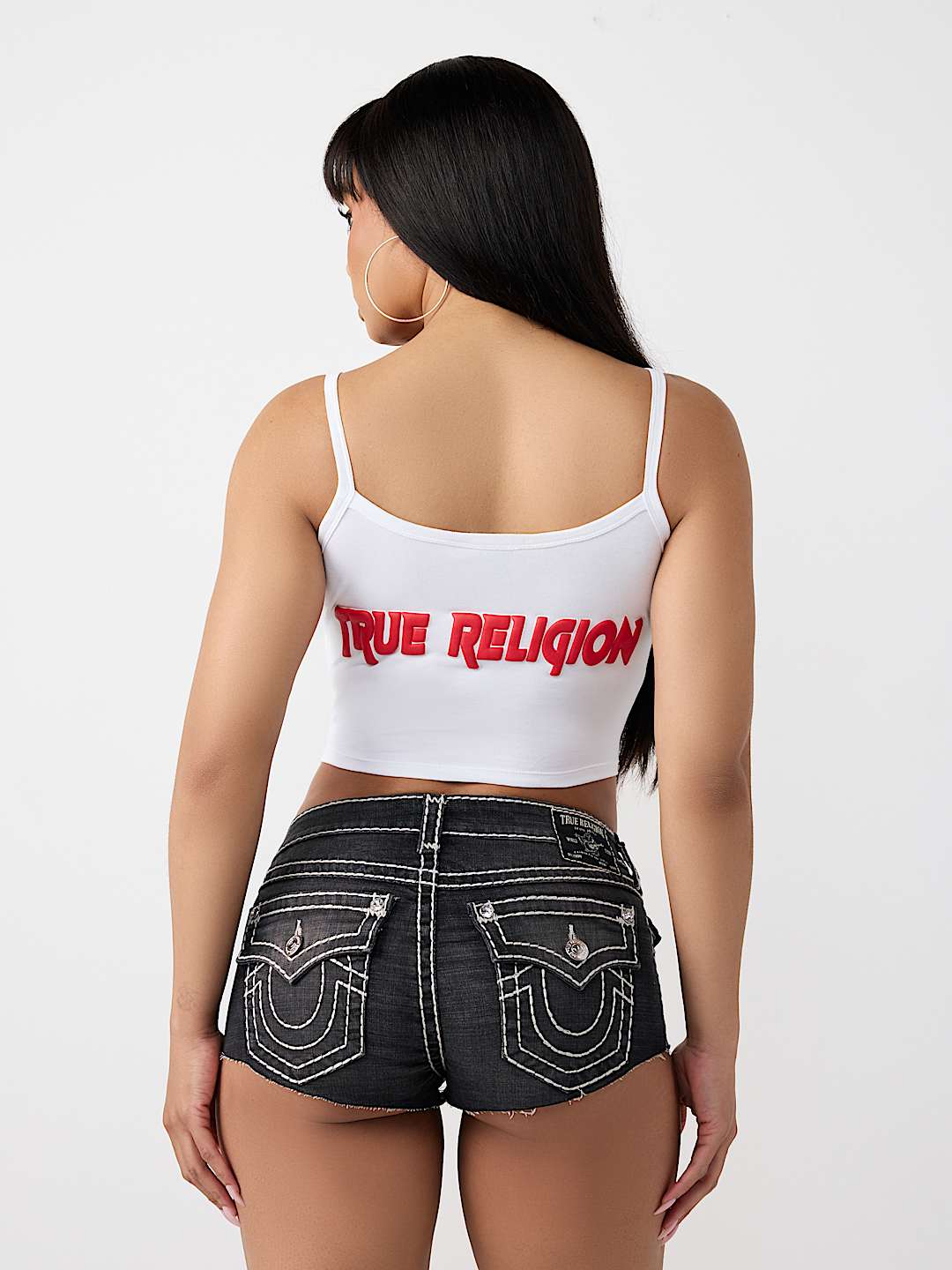 SPORTY STRIPED V-NECK TANK TOP, image 6