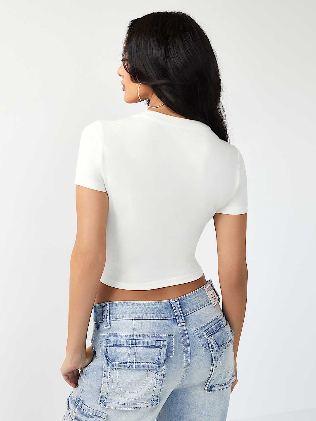 CRYSTAL GRAPHIC BABY TEE, image 5