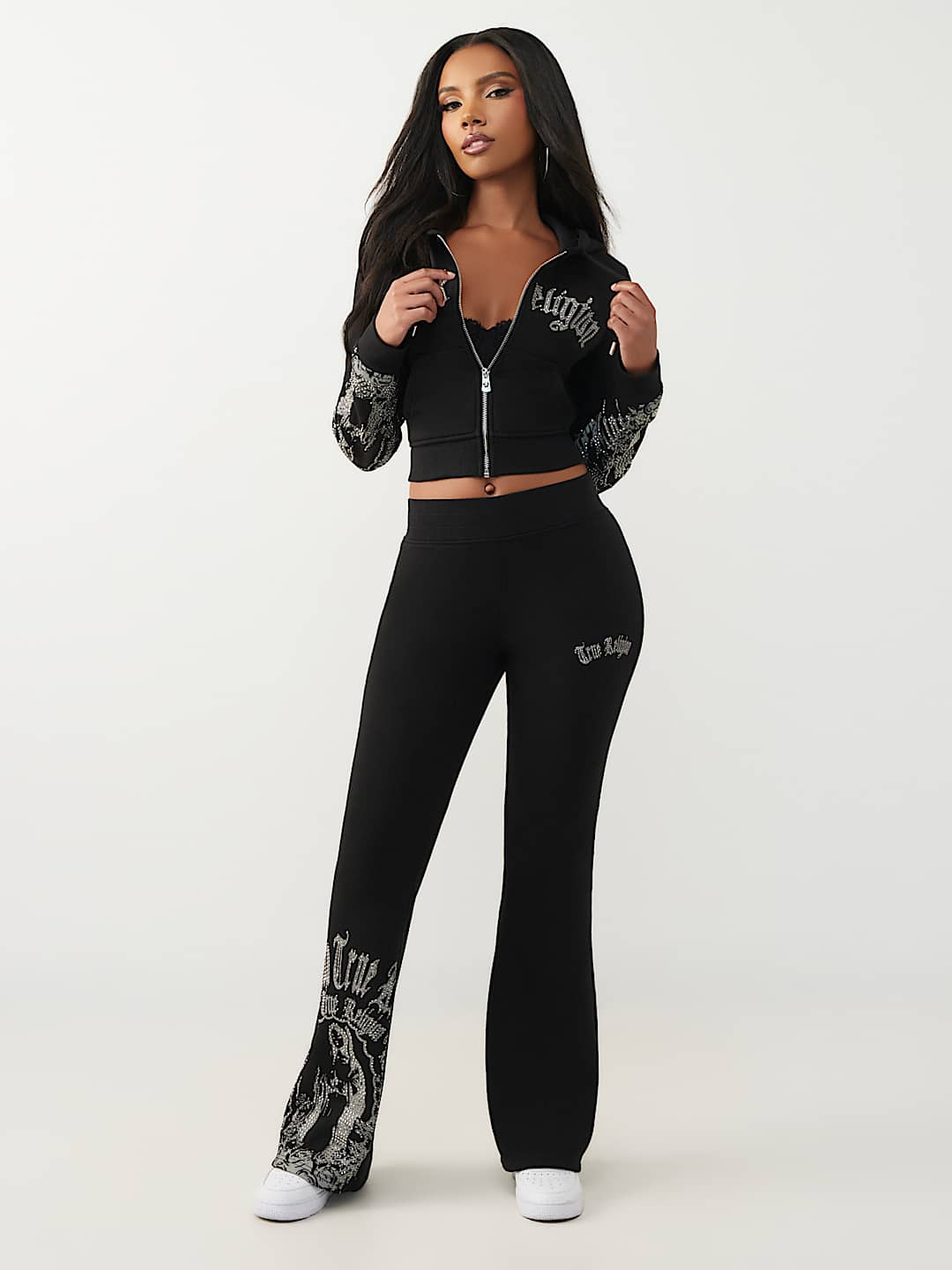BLESSED MID RISE BOOTCUT SWEATPANT, image 2