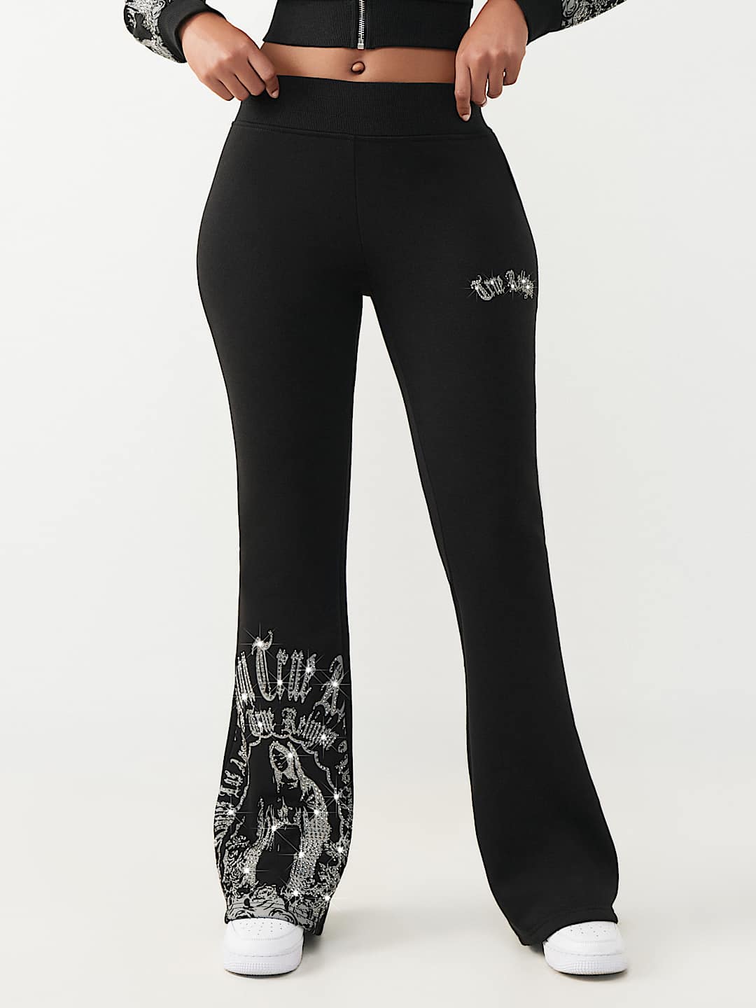 BLESSED MID RISE BOOTCUT SWEATPANT, image 1