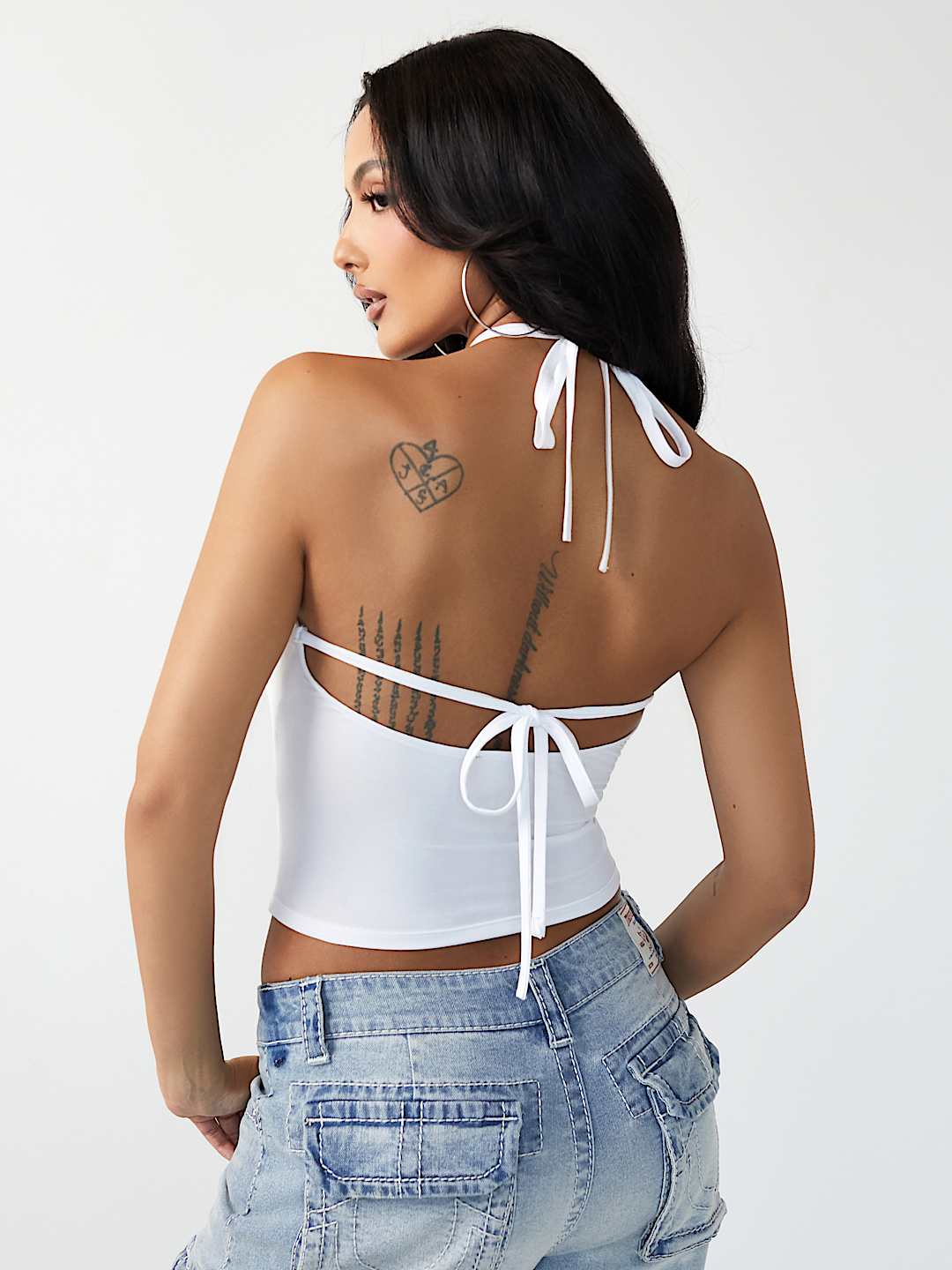 OPEN-BACK HALTER TOP, image 5