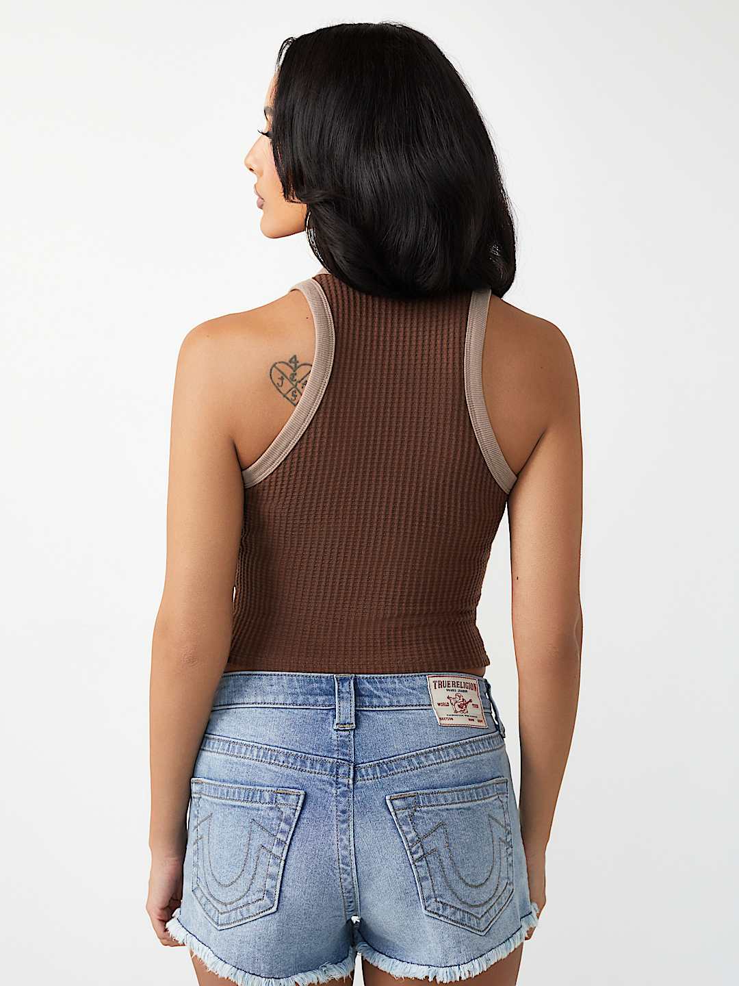 LACE-UP RACERBACK TANK TOP, image 6