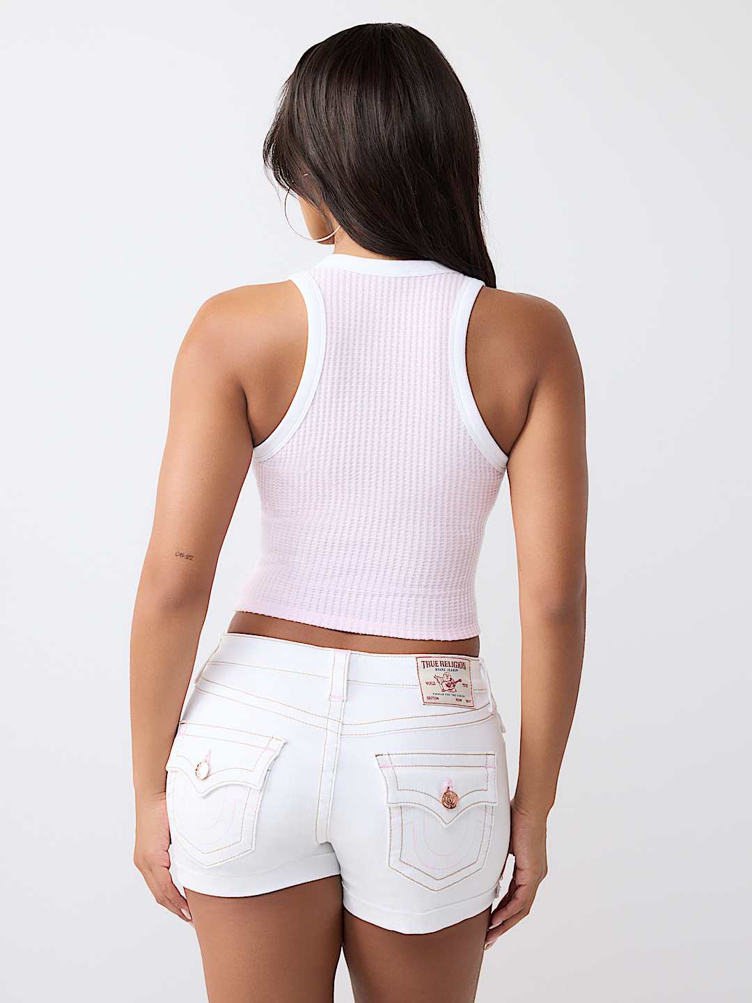 LACE-UP RACERBACK TANK TOP, image 5