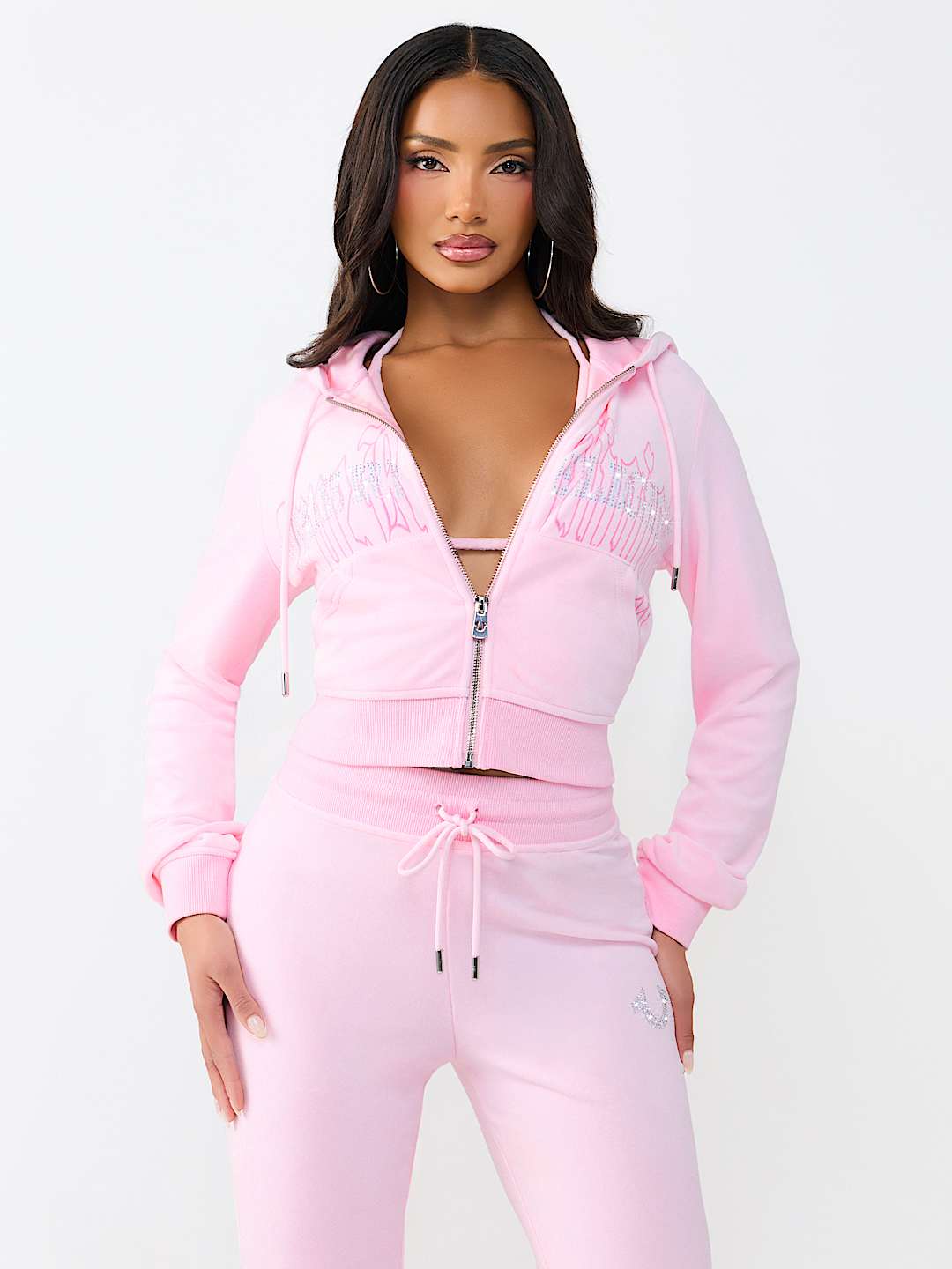 WING BIKINI HOODIE VELOUR SET, image 2