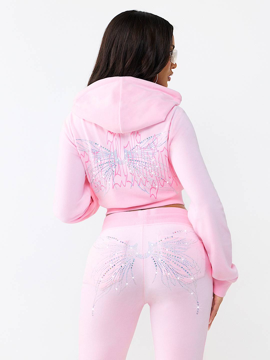 WING BIKINI HOODIE VELOUR SET, image 6