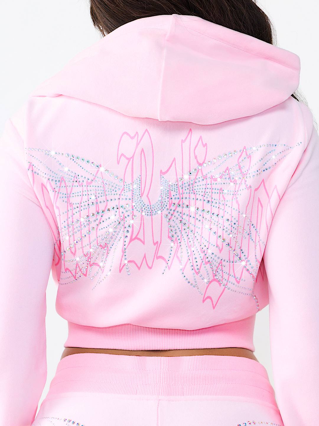 WING BIKINI HOODIE VELOUR SET, image 1