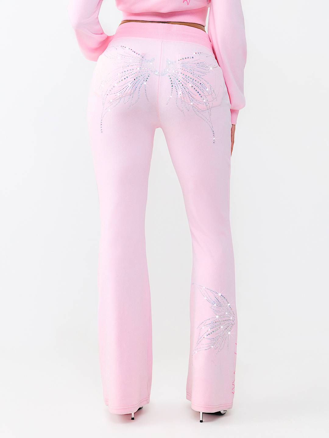 WING VELOUR MID RISE BOOTCUT PANT, image 5