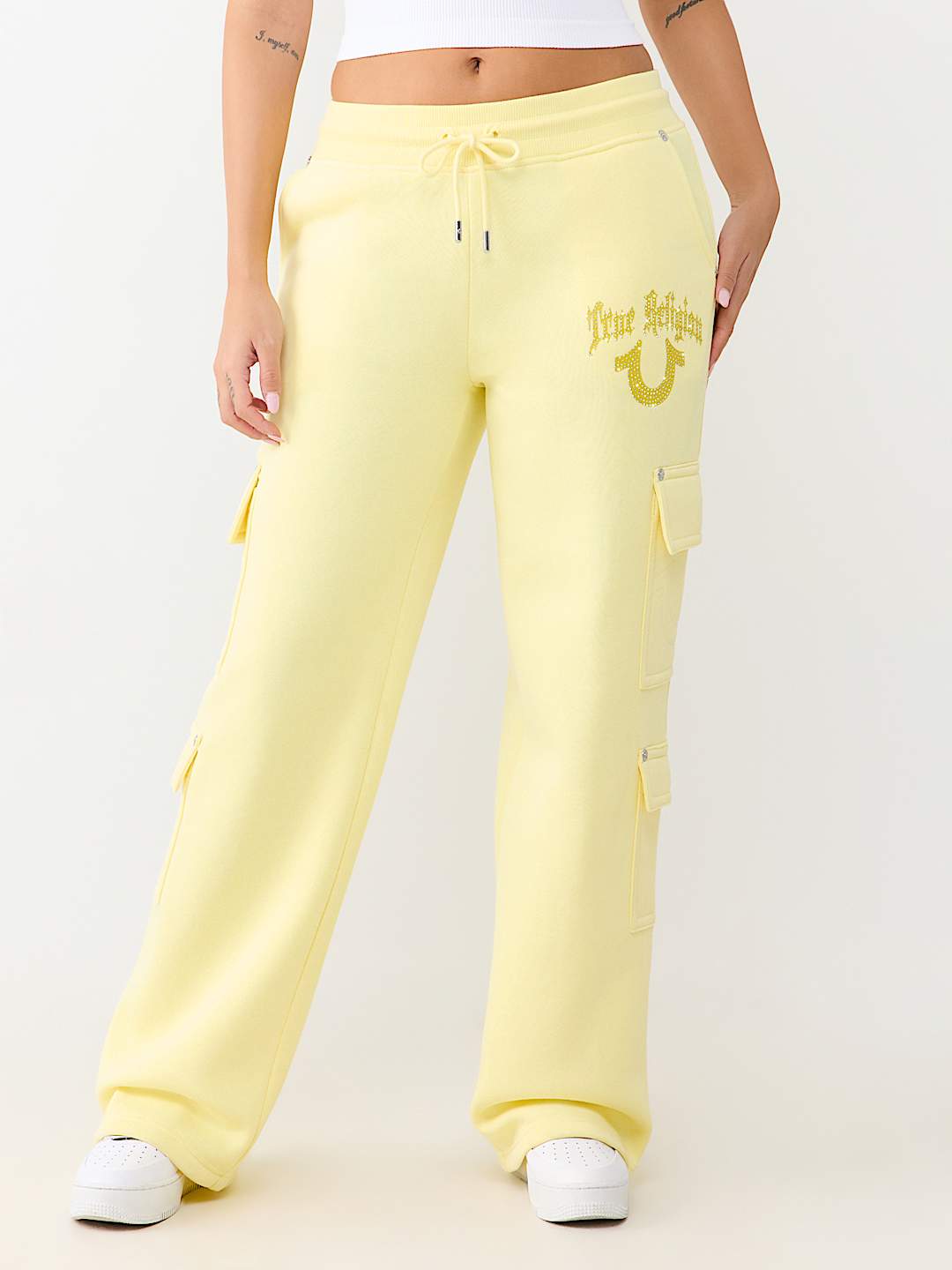 CARGO STRAIGHT LEG SWEATPANT