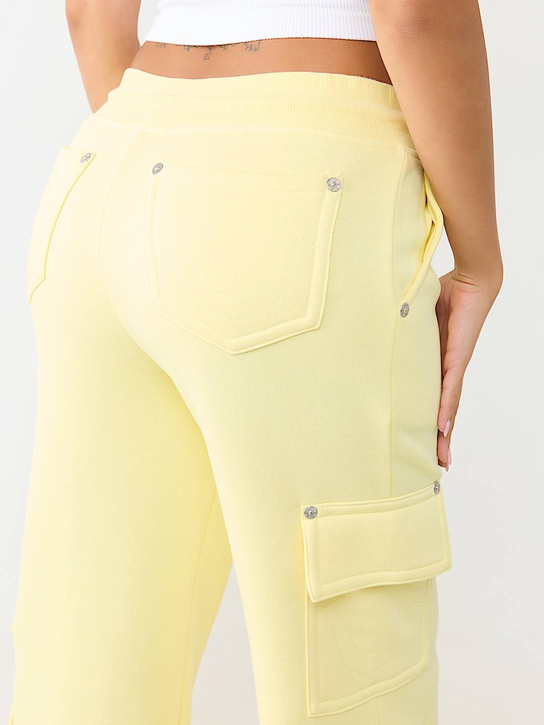 CARGO STRAIGHT LEG SWEATPANT