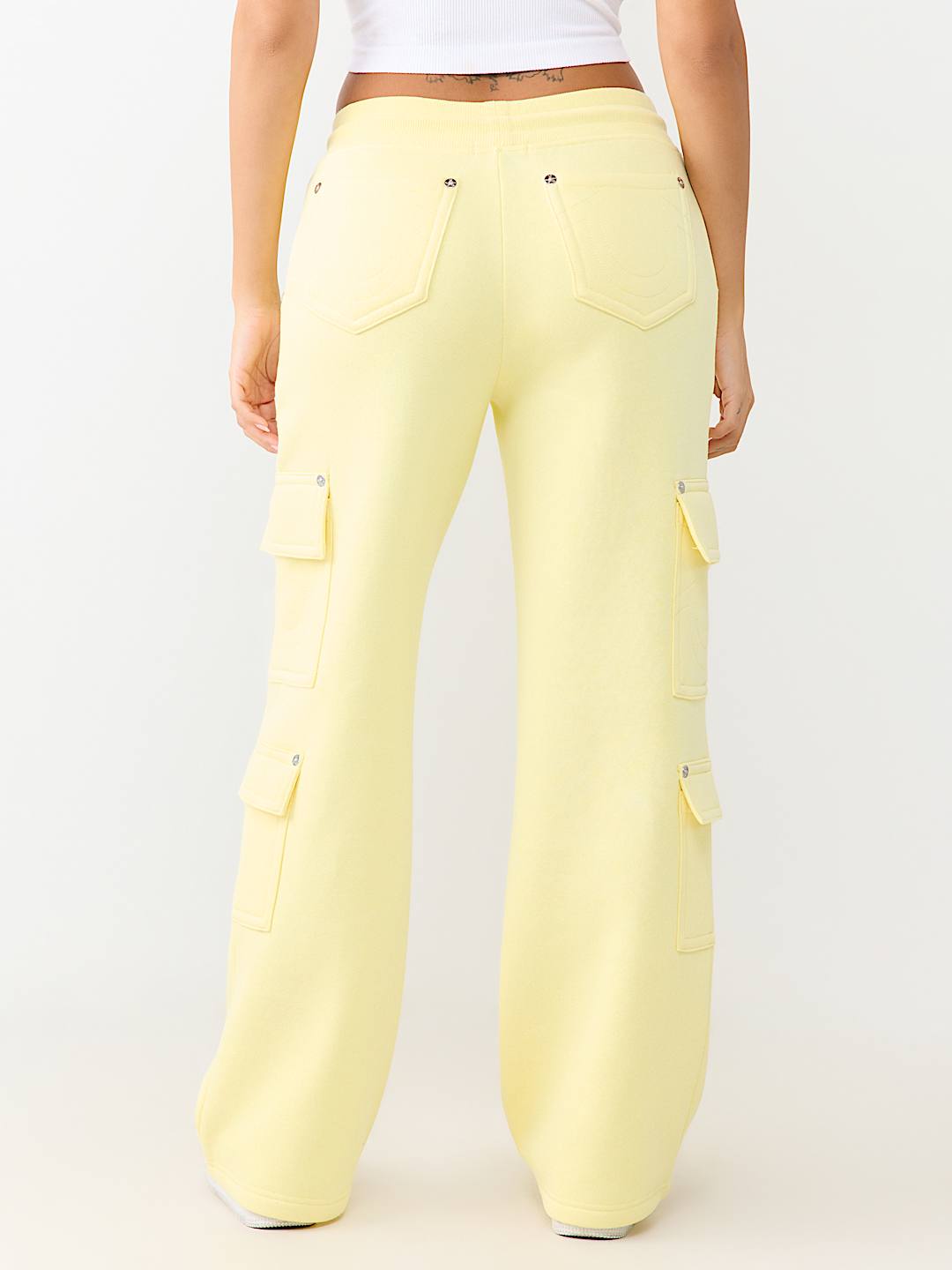 CARGO STRAIGHT LEG SWEATPANT