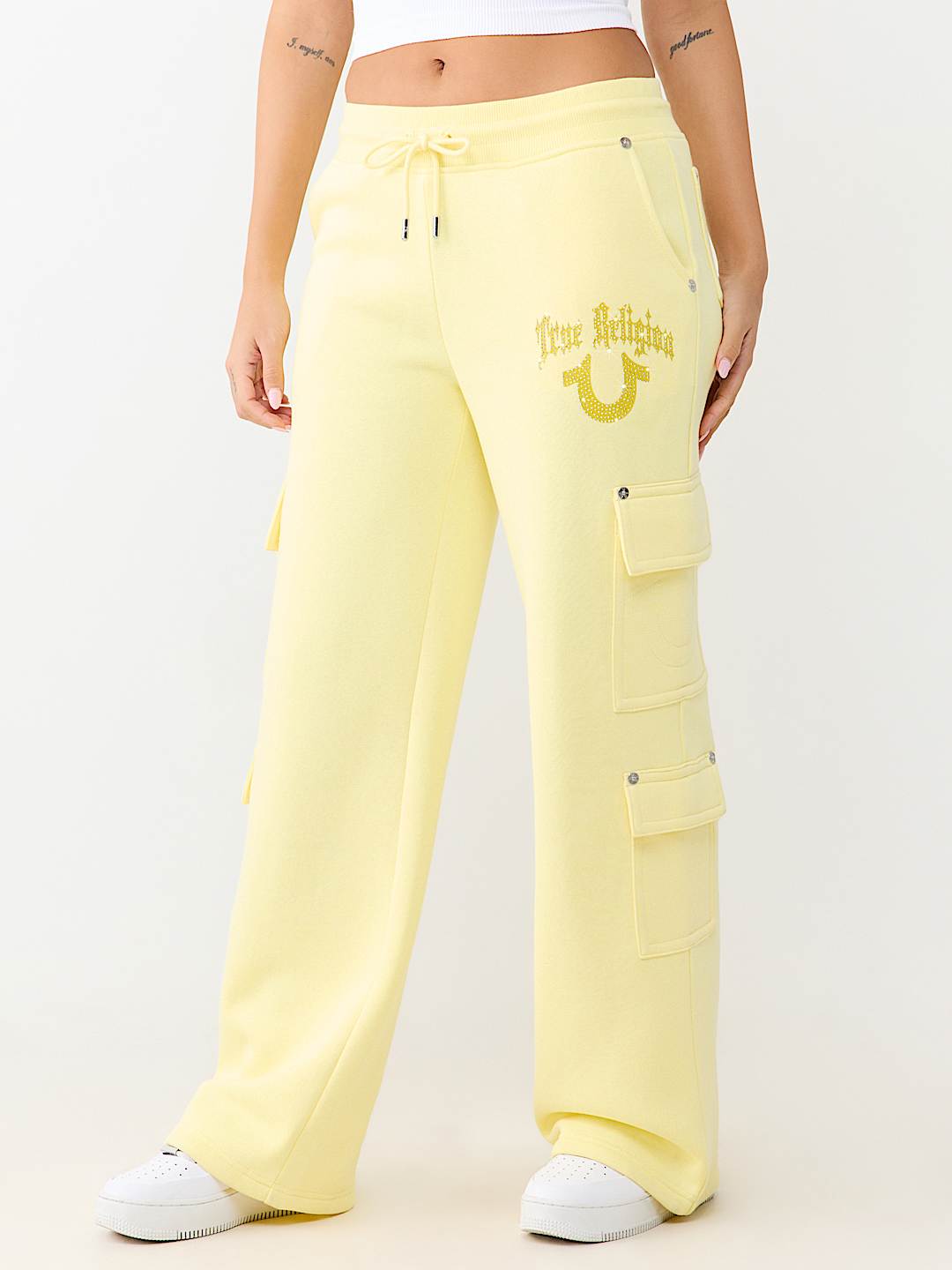 CARGO STRAIGHT LEG SWEATPANT