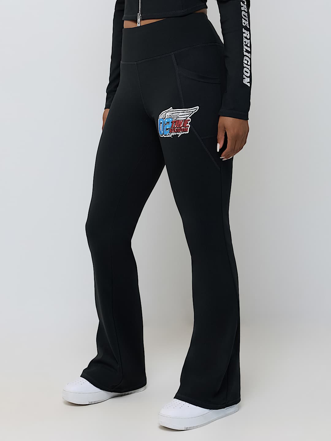 CRYSTAL MID RISE BOOTY PERFECTOR LEGGING