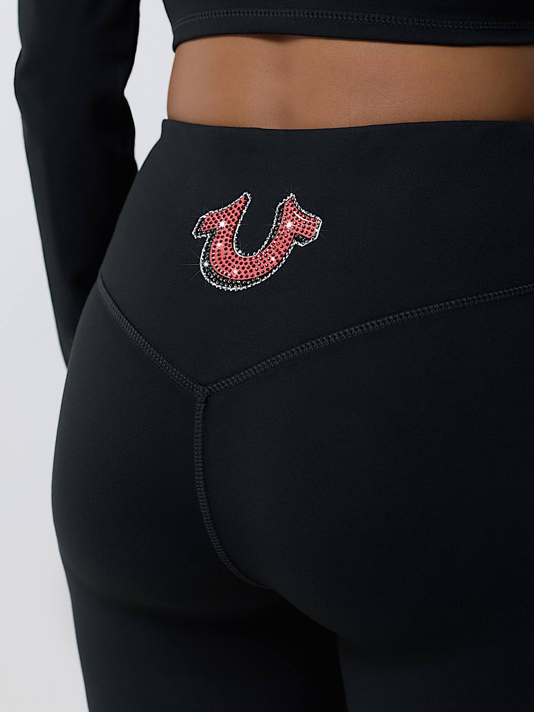 CRYSTAL MID RISE BOOTY PERFECTOR LEGGING