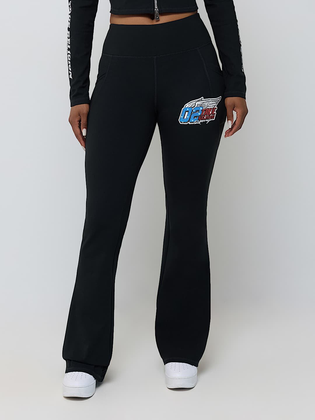 CRYSTAL MID RISE BOOTY PERFECTOR LEGGING
