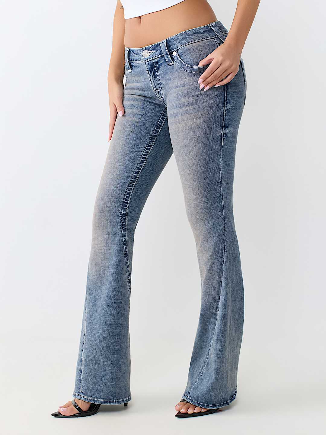 JOEY LOW RISE FLARE JEAN