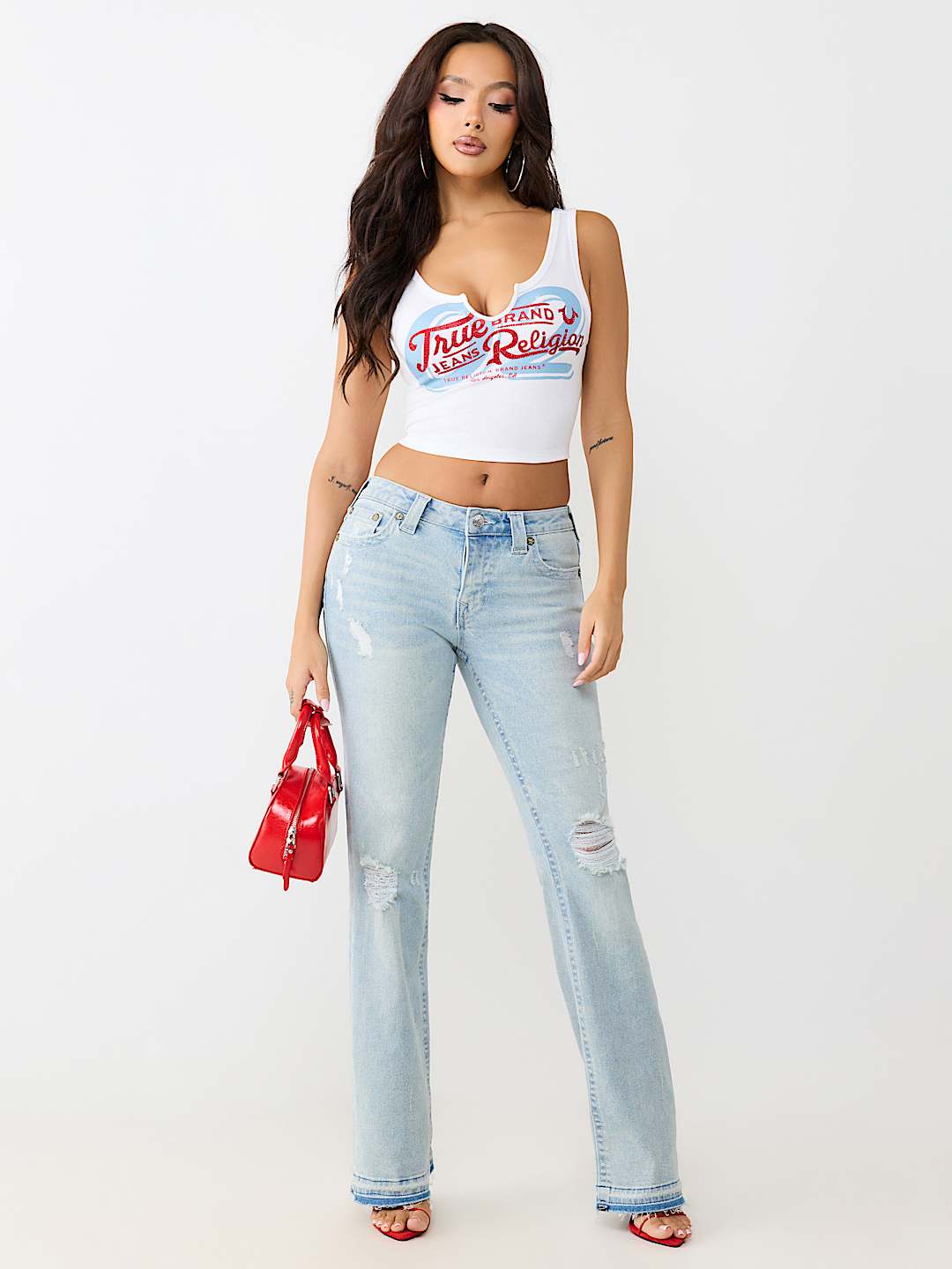 BECCA MID RISE BOOTCUT JEAN