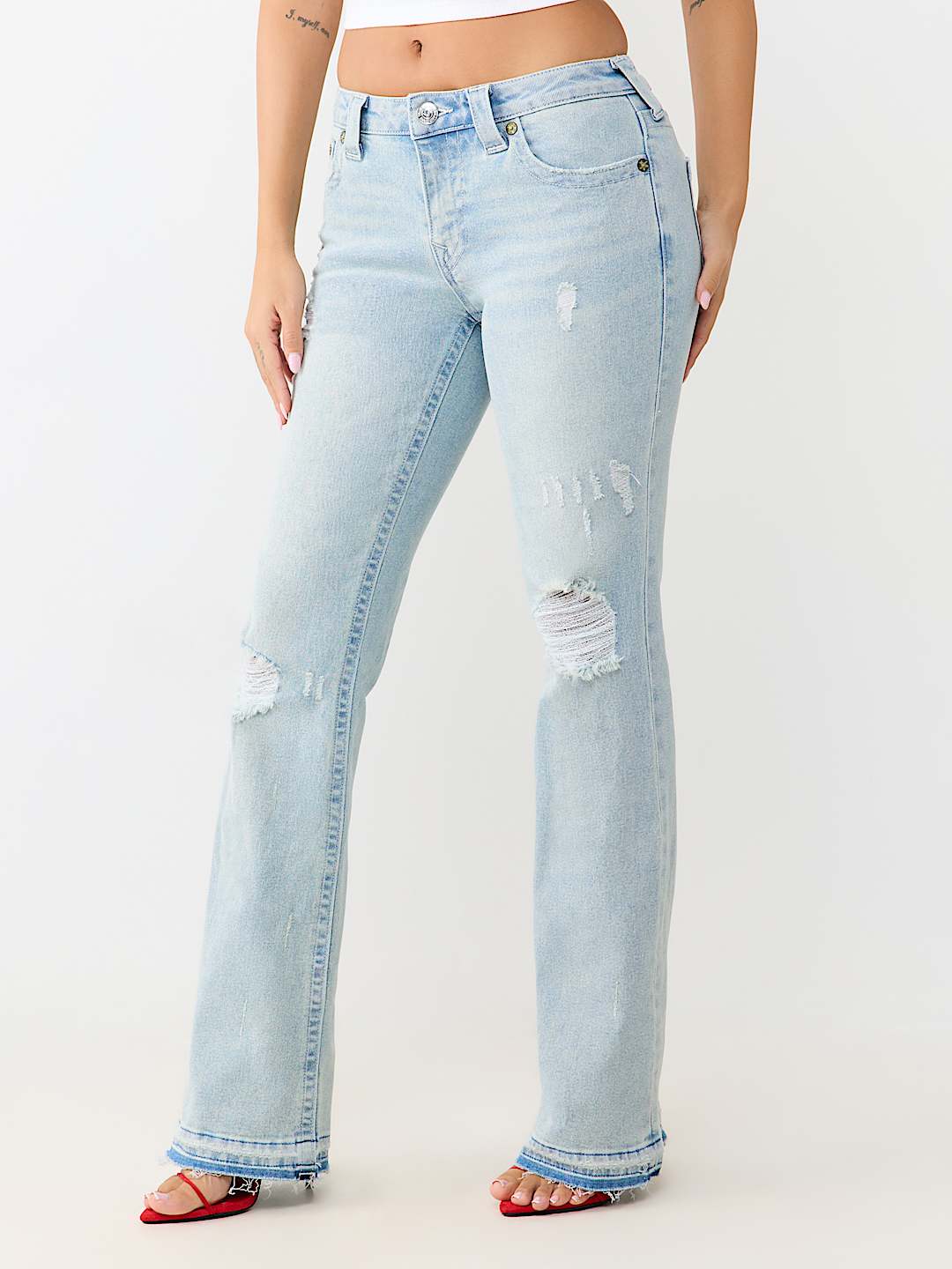 BECCA MID RISE BOOTCUT JEAN