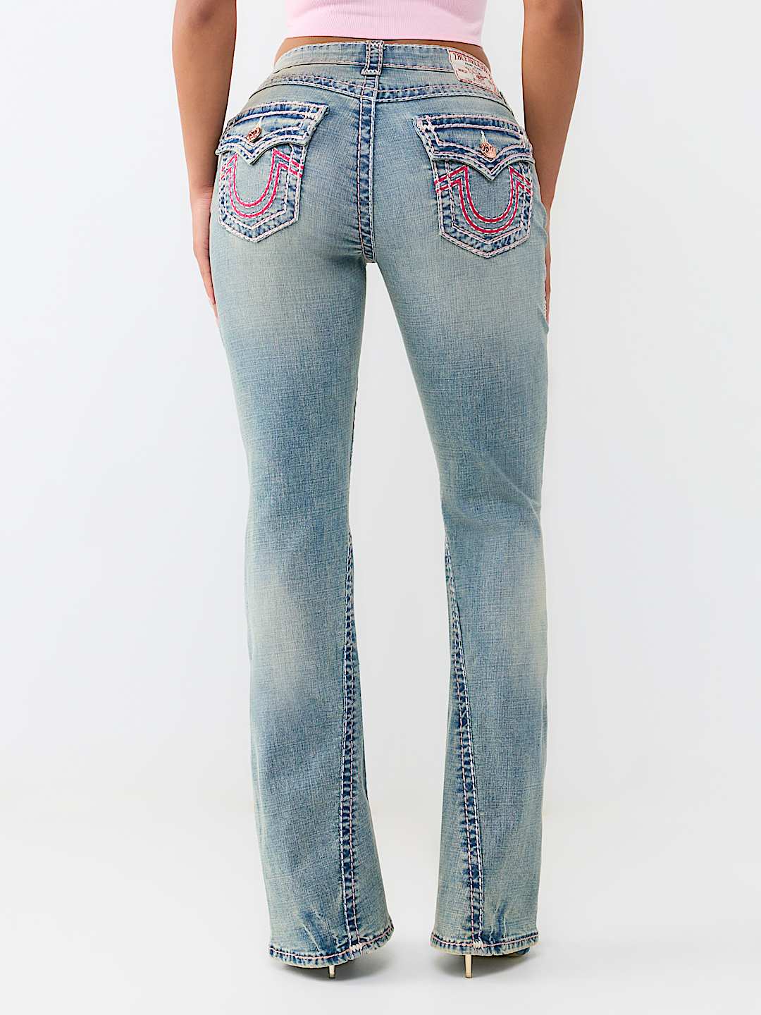 JOEY MID RISE SUPER T FLAP FLARE JEAN