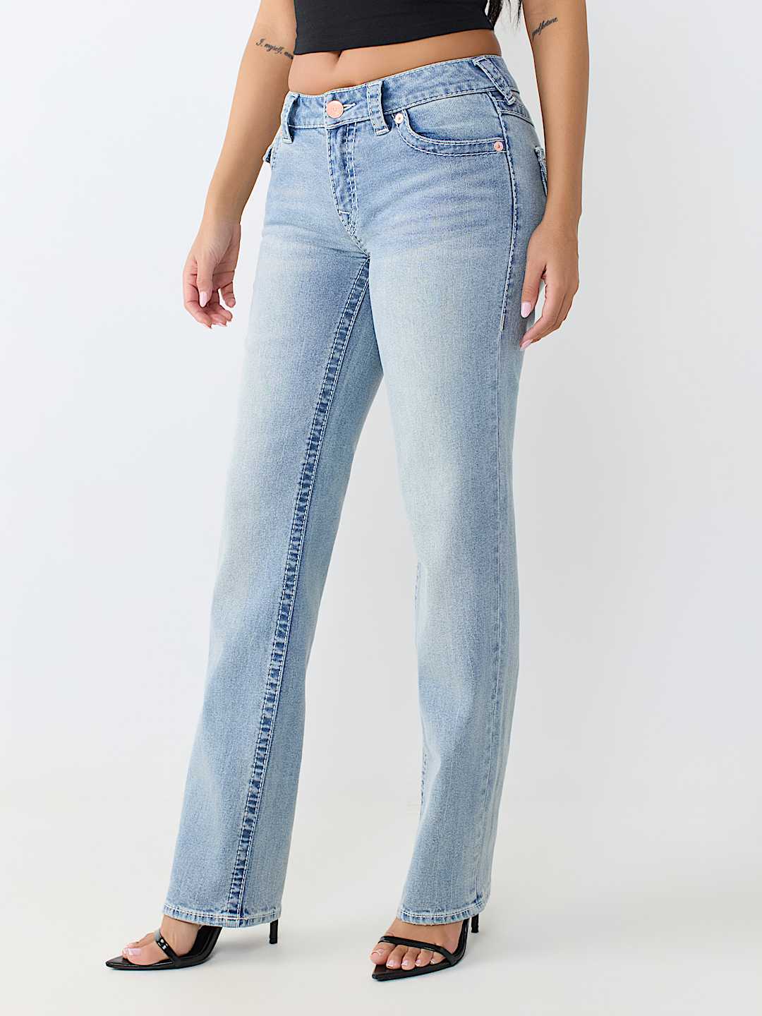 MID RISE BIG T FLAP STRAIGHT JEAN