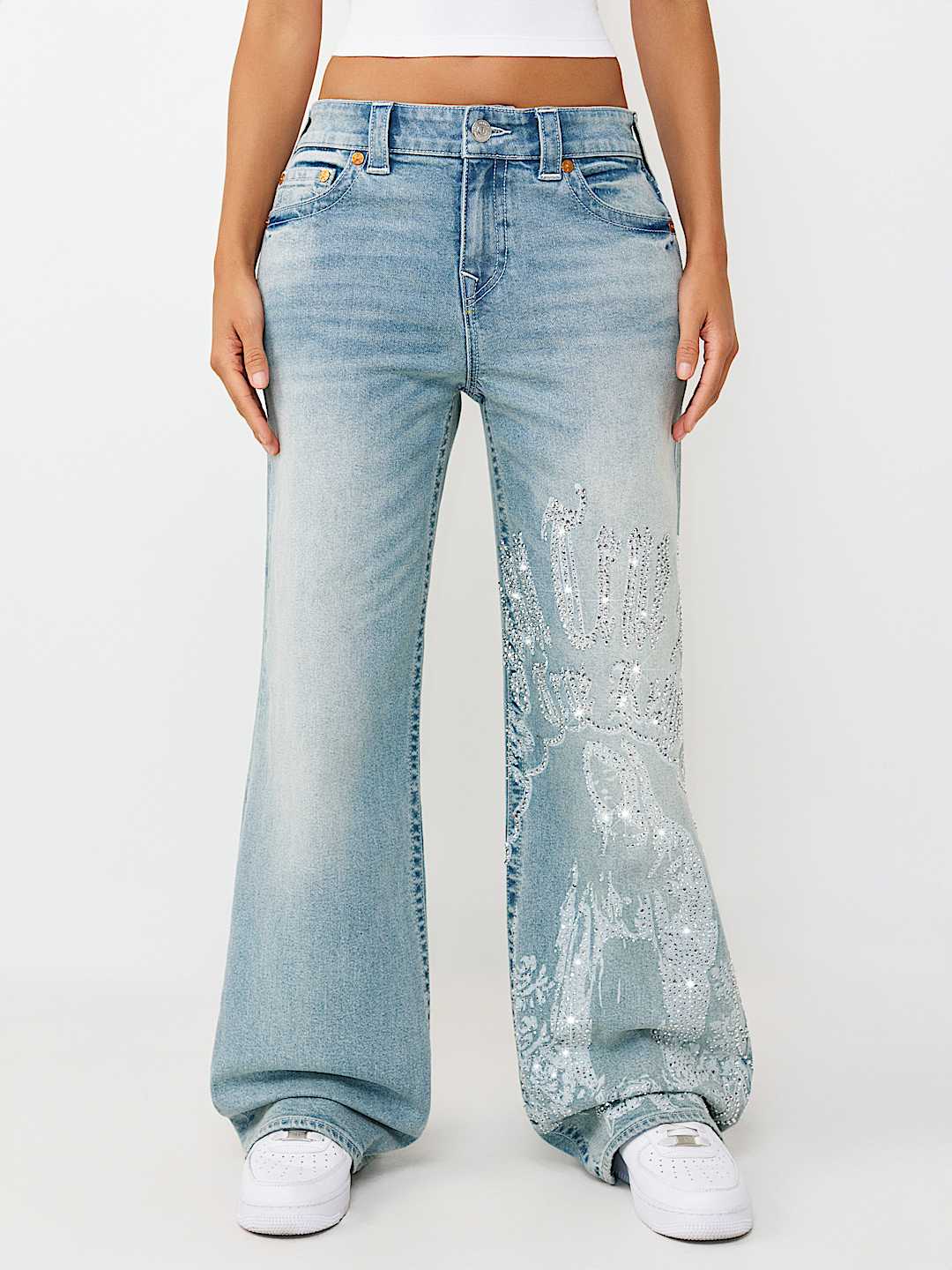 BOBBI MID RISE BLESSED BAGGY JEAN, image 4